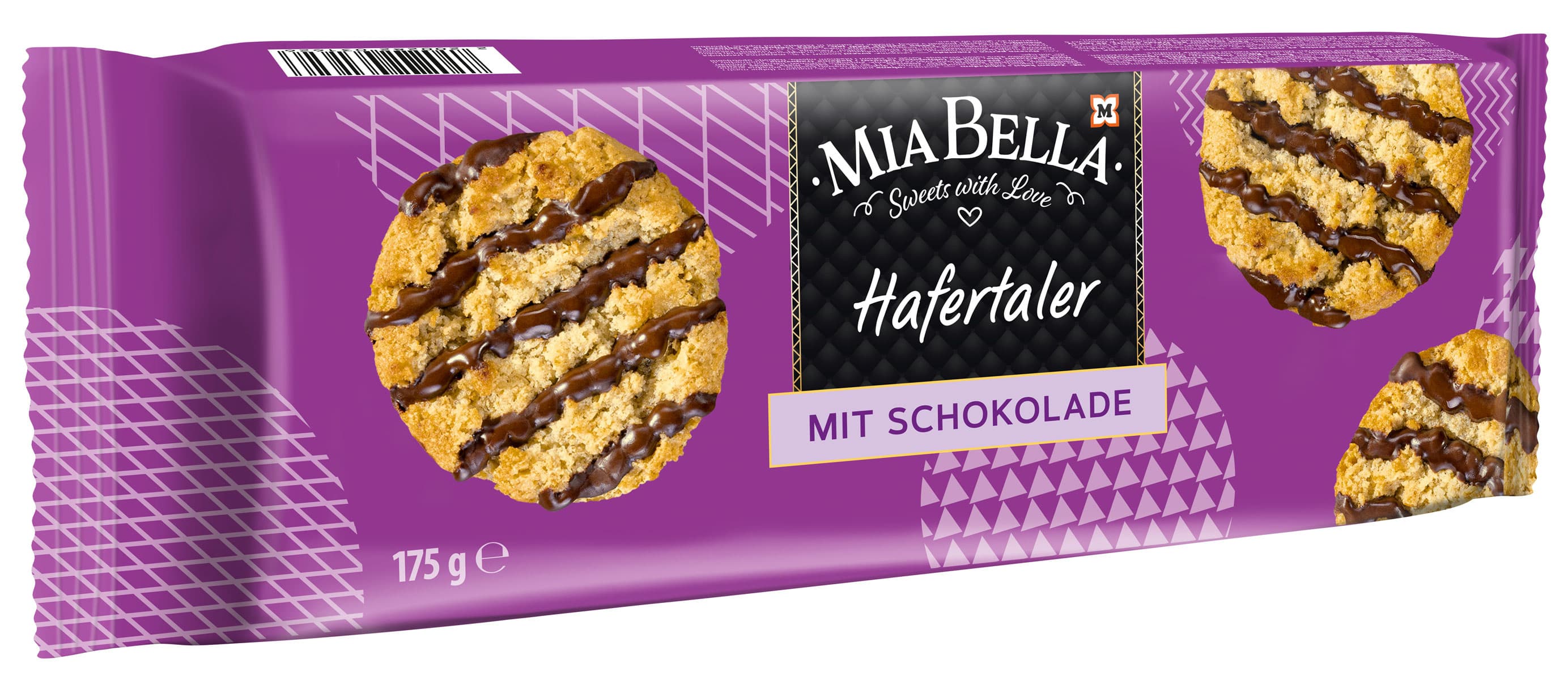 MIA BELLA Hafergebäck mit Schokolade