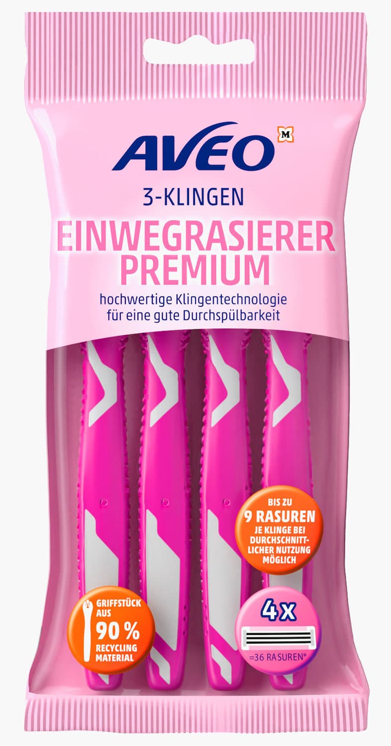 AVEO 3 Klingen Premium Einwegrasierer