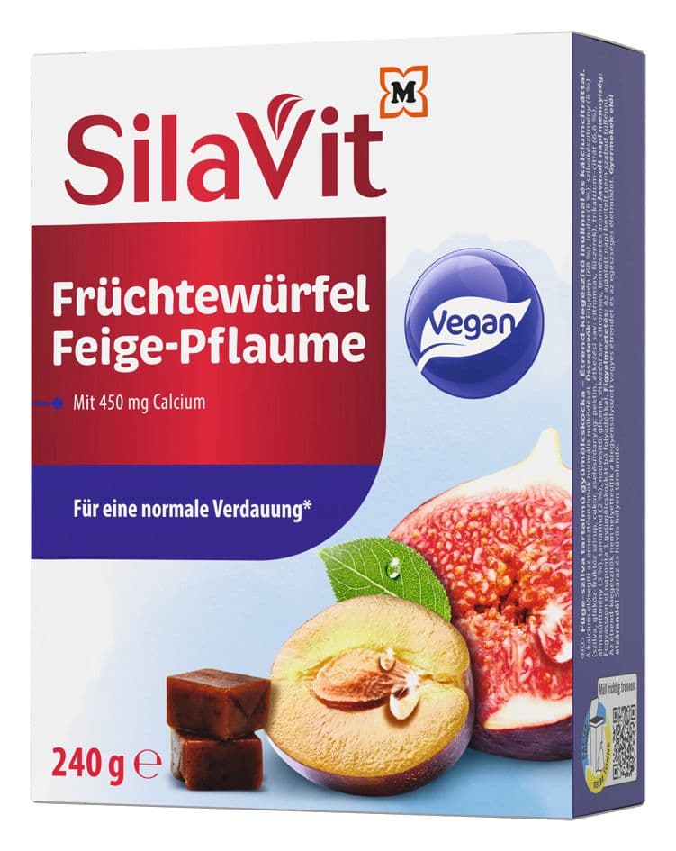 SilaVit Früchtewürfel Feige-Pflaume