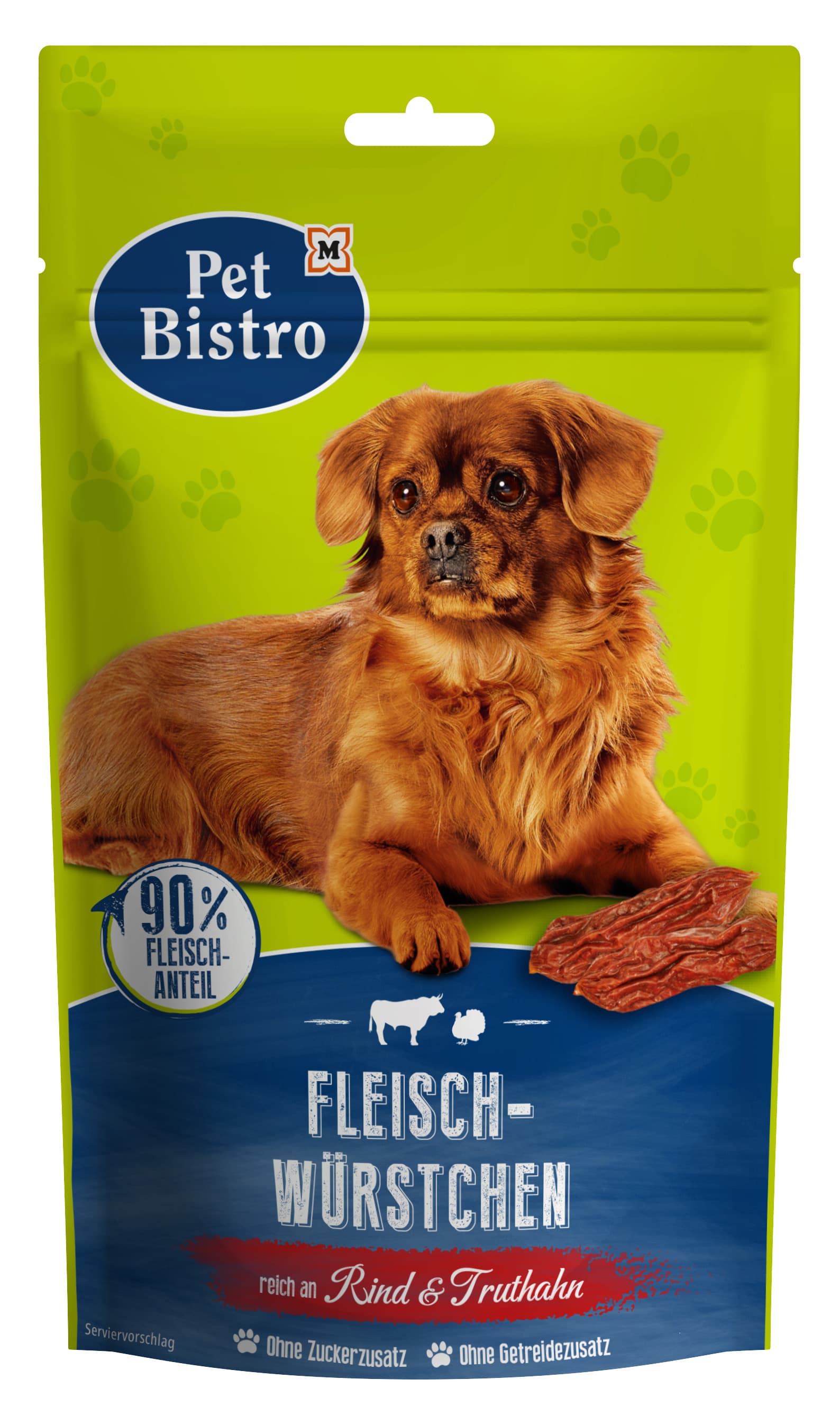 Pet Bistro Hundesnack Fleischwürstchen Rind & Truthahn
