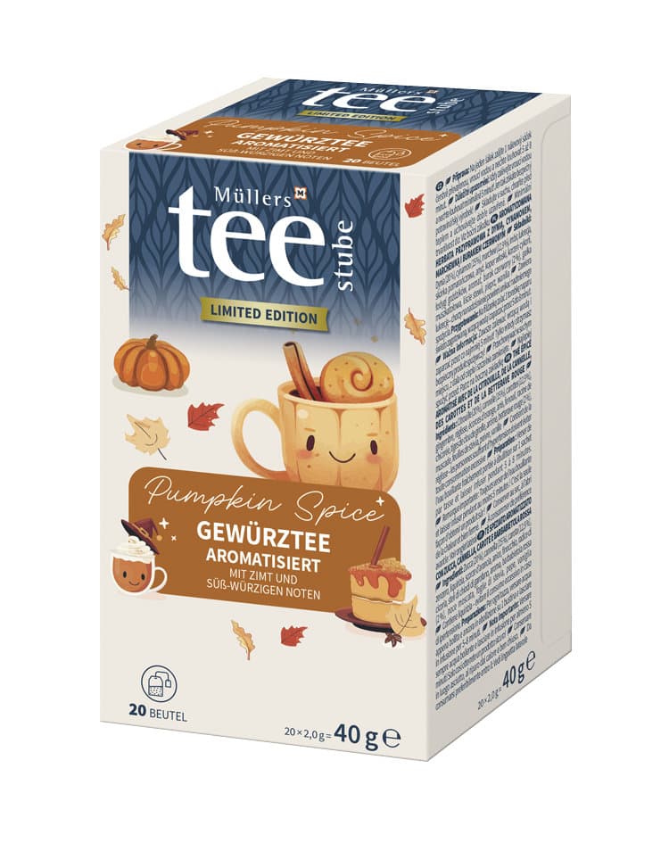 Müllers Teestube Pumpkin Spice Gewürztee aromatisiert
