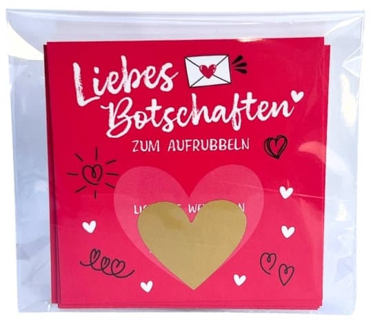 Wunderle Rubbelkartenset Liebe