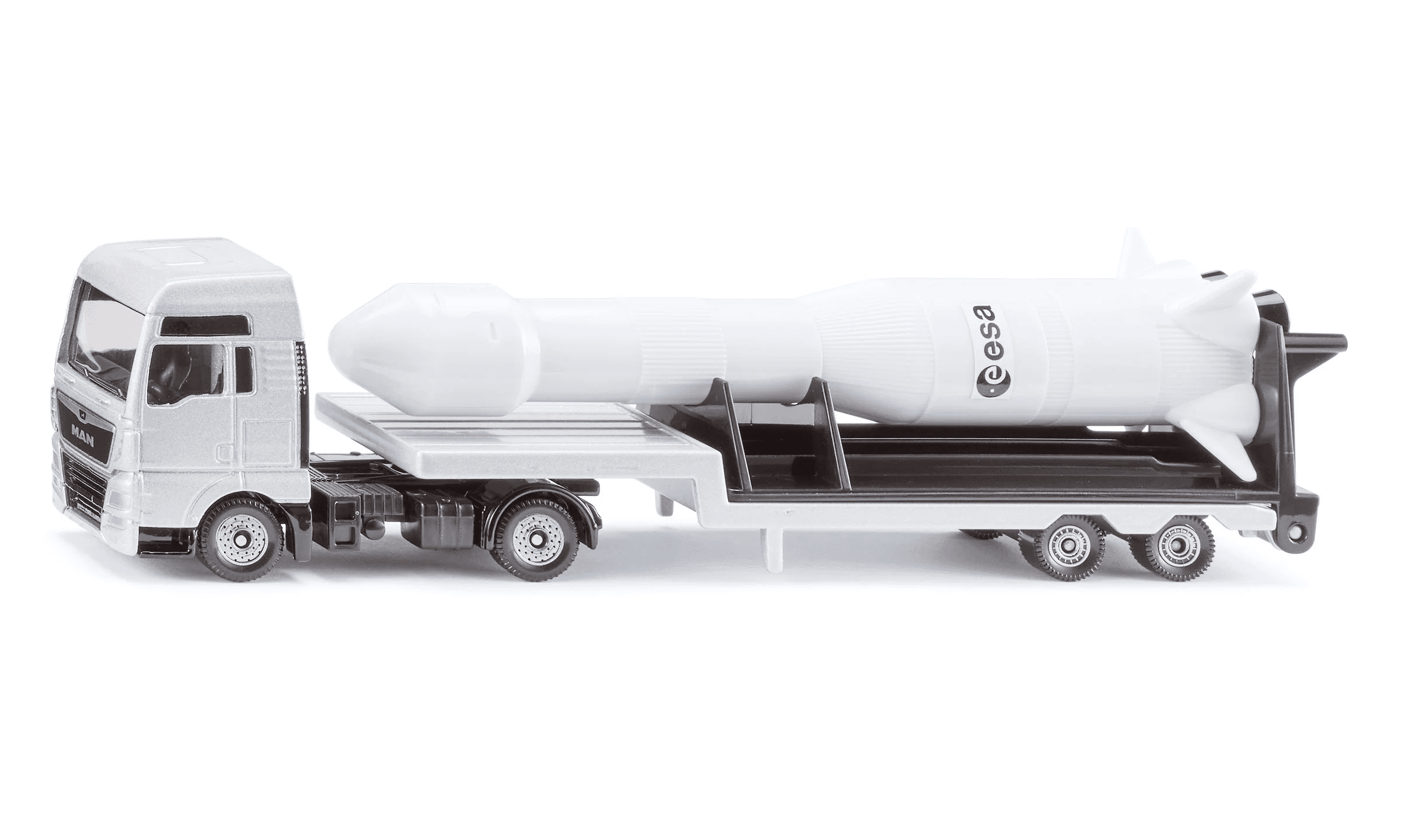 SIKU 1:87 MAN Lkw mit ESA Rakete
