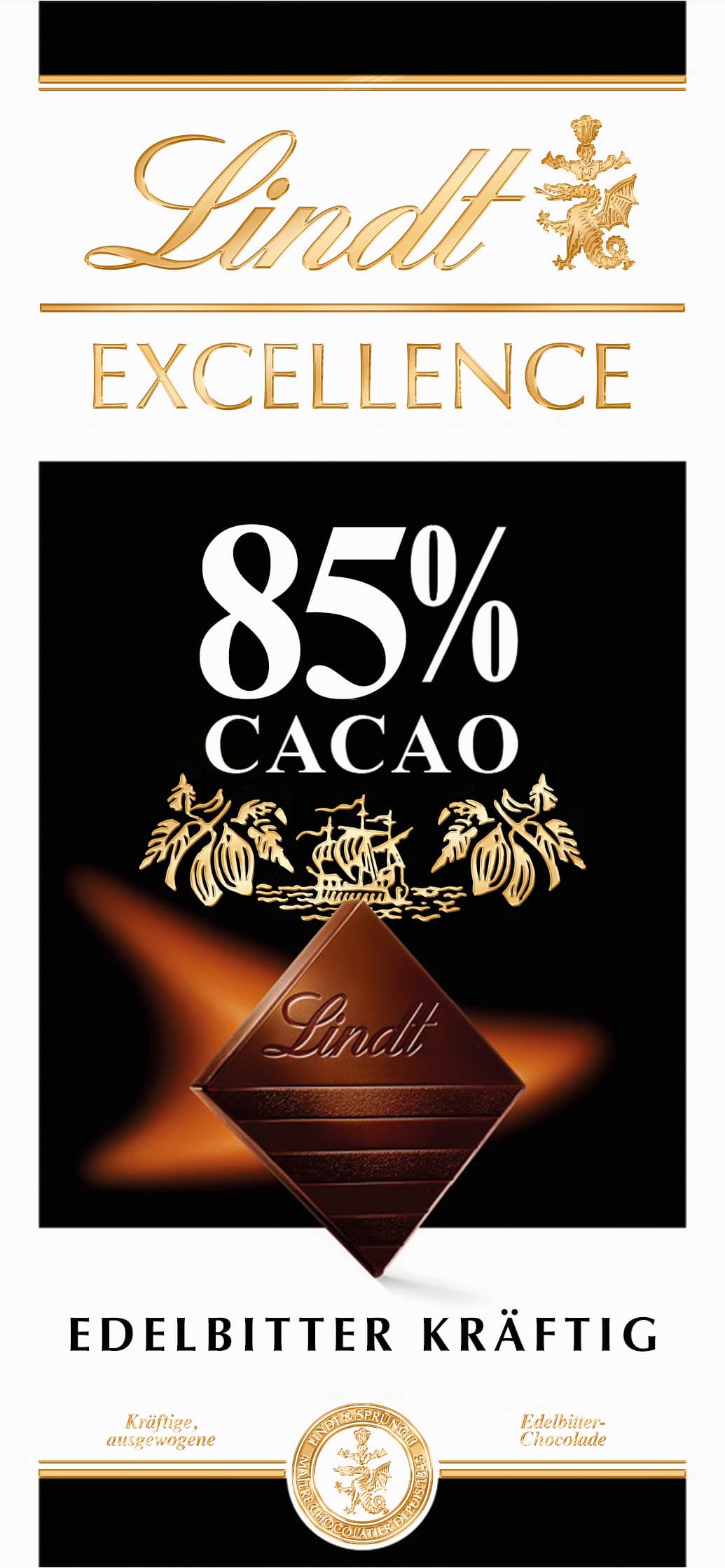 Lindt Excellence 85 % Cacao Edelbitter Kräftig