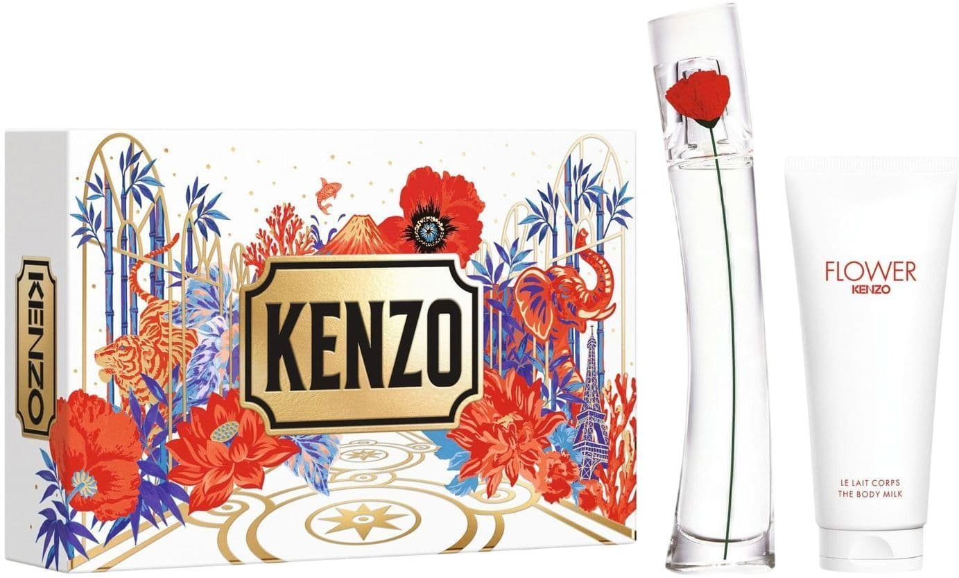 KENZO Flower by KENZO Eau de Parfum und Köpermilch Geschenkpackung