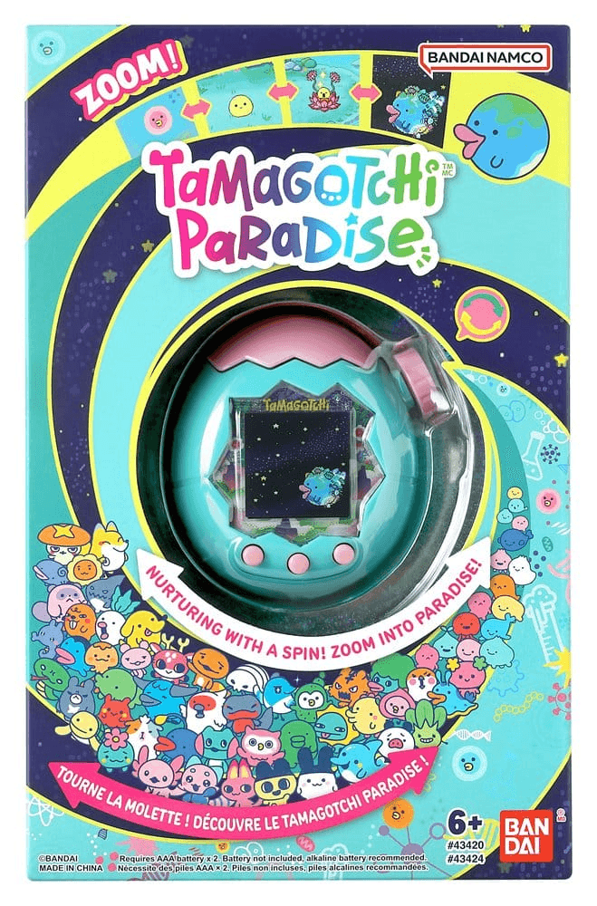 Bandai Tamagotchi Paradise Jade Forest – virtuelles Haustier mit Zoom-Rad