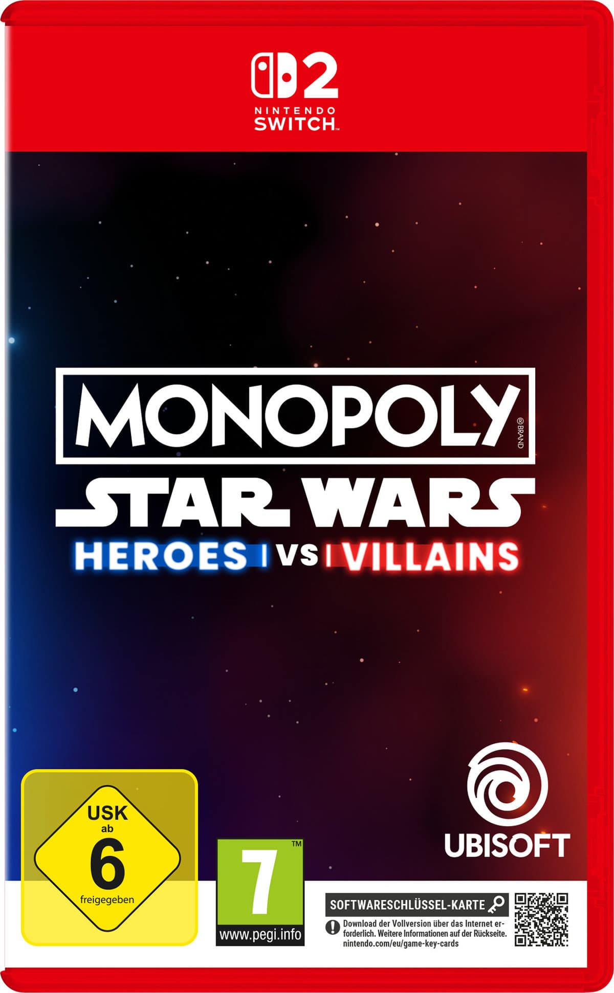Monopoly: Star Wars - Heroes vs. Villains (Key Card) - Nintendo Switch 2