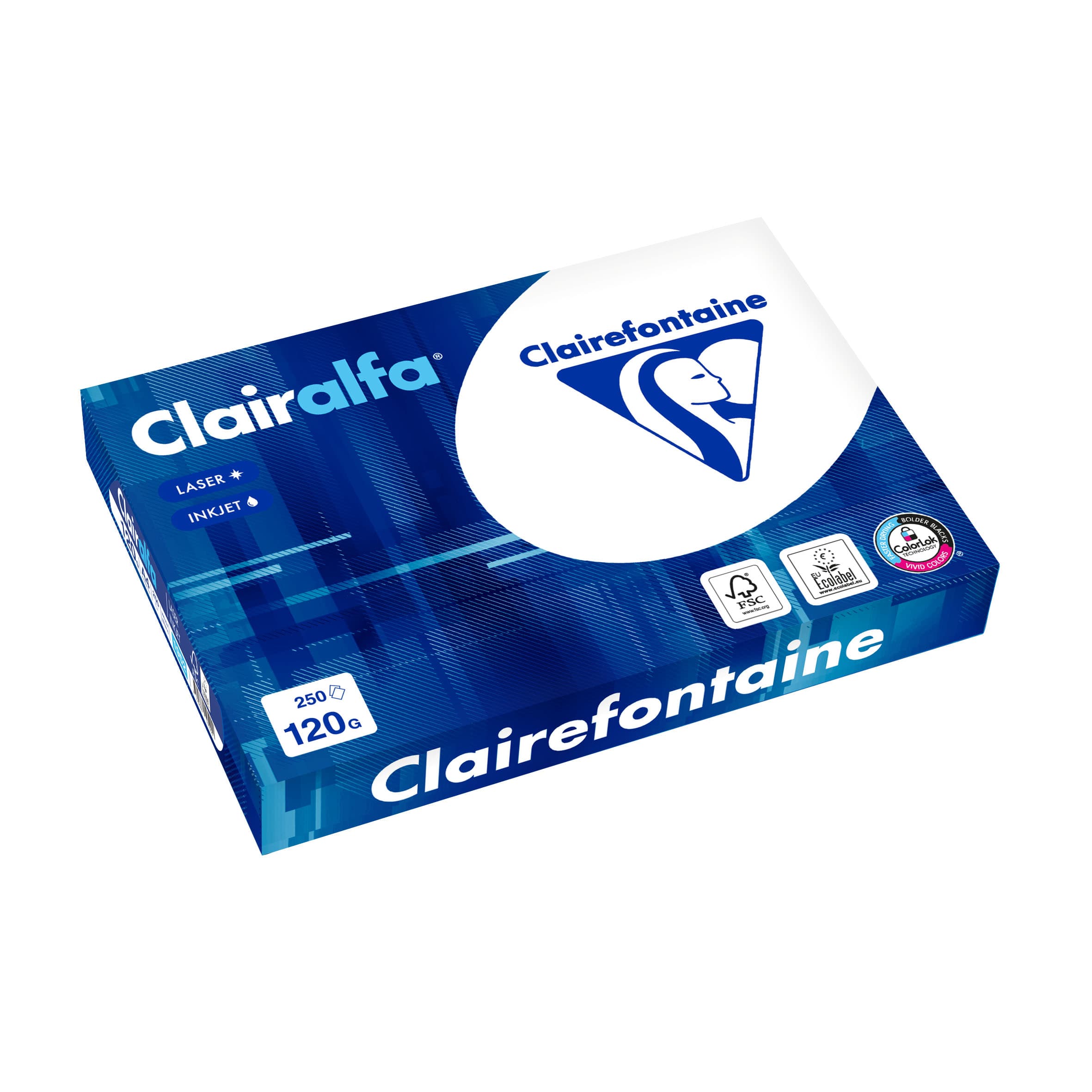Clairefontaine Clairalfa Multifunktionspapier 120g weiss