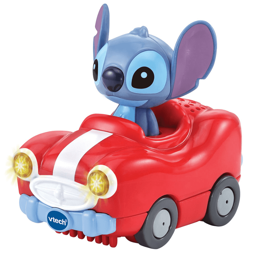 VTech Tut Tut Baby Flitzer – Disney Stitchs Cabrio mit Musik und Originalstimme, ab 1 Jahr