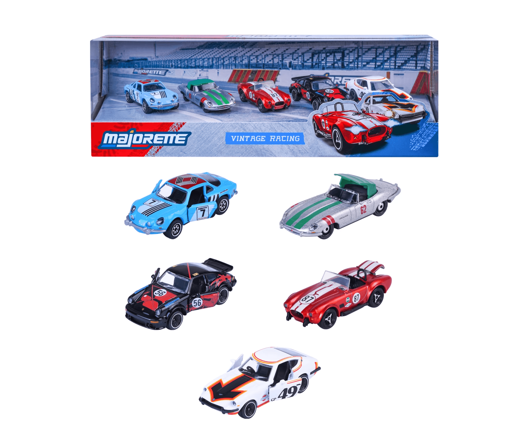 Majorette - Vintage Racing 5 Pieces Giftpack