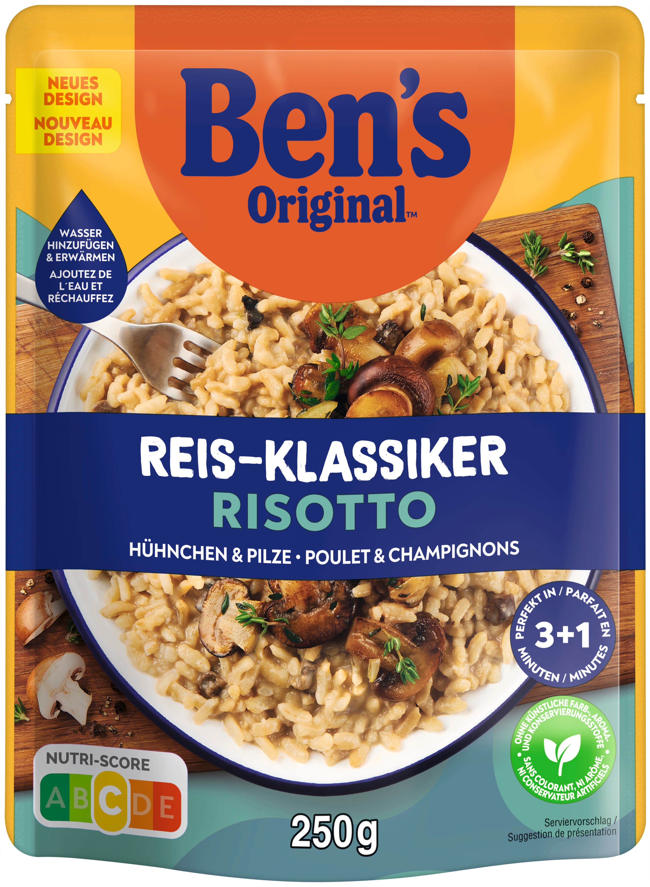 BEN'S ORIGINAL™ Risotto mit Hühnchen und Pilze 250g
