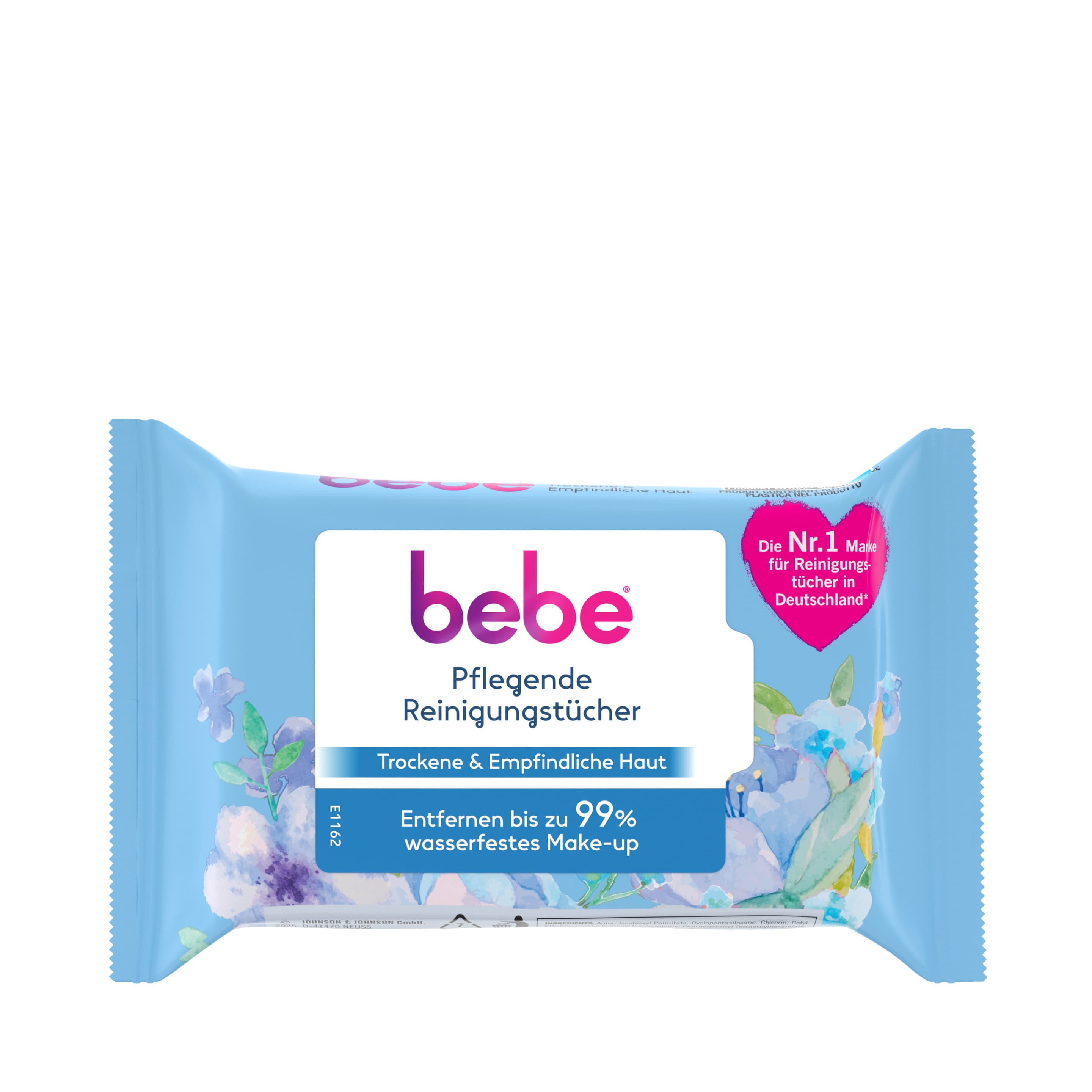 bebe 5in1 pflegende Reinigungstücher Travel Size