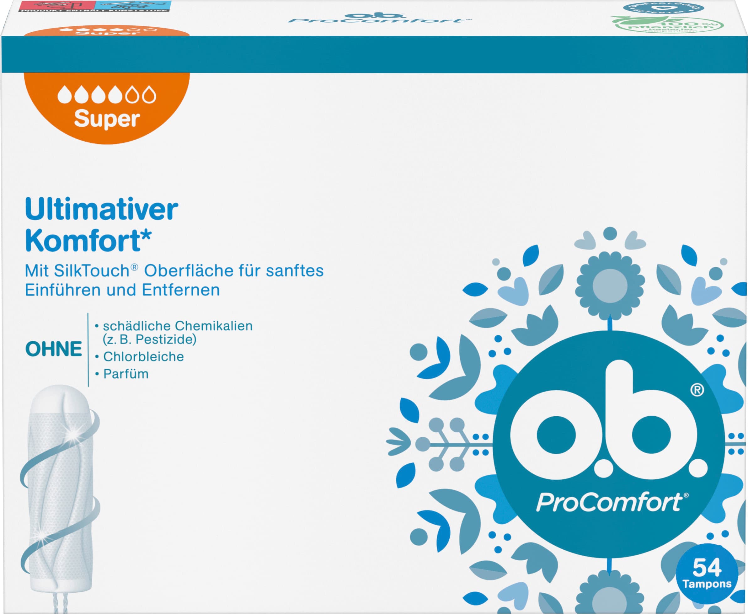 O.B. Tampons ProComfort Super 54er