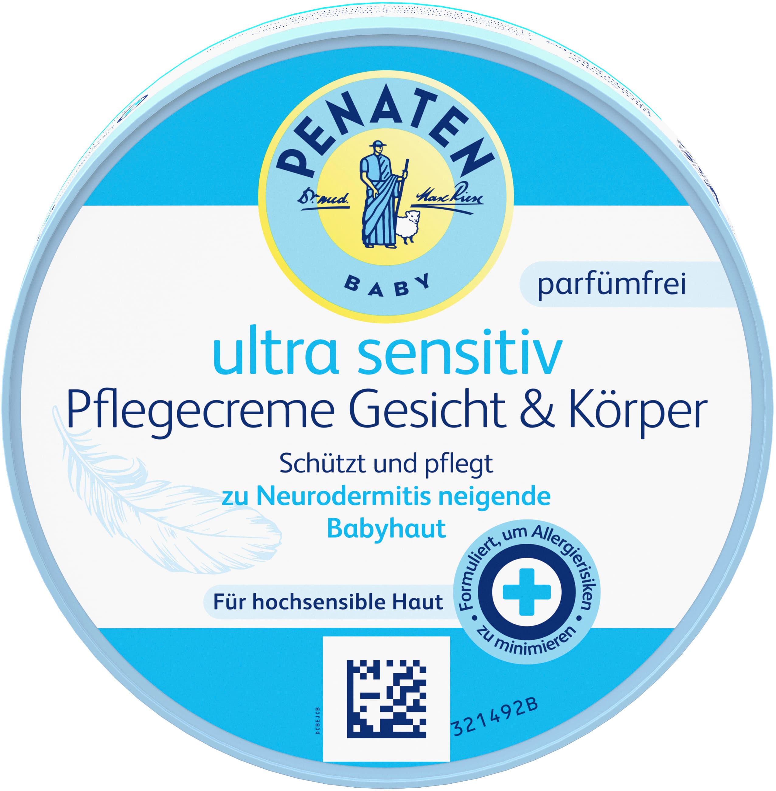 Penaten ultra sensitiv Plegecreme Gesicht+ Körper