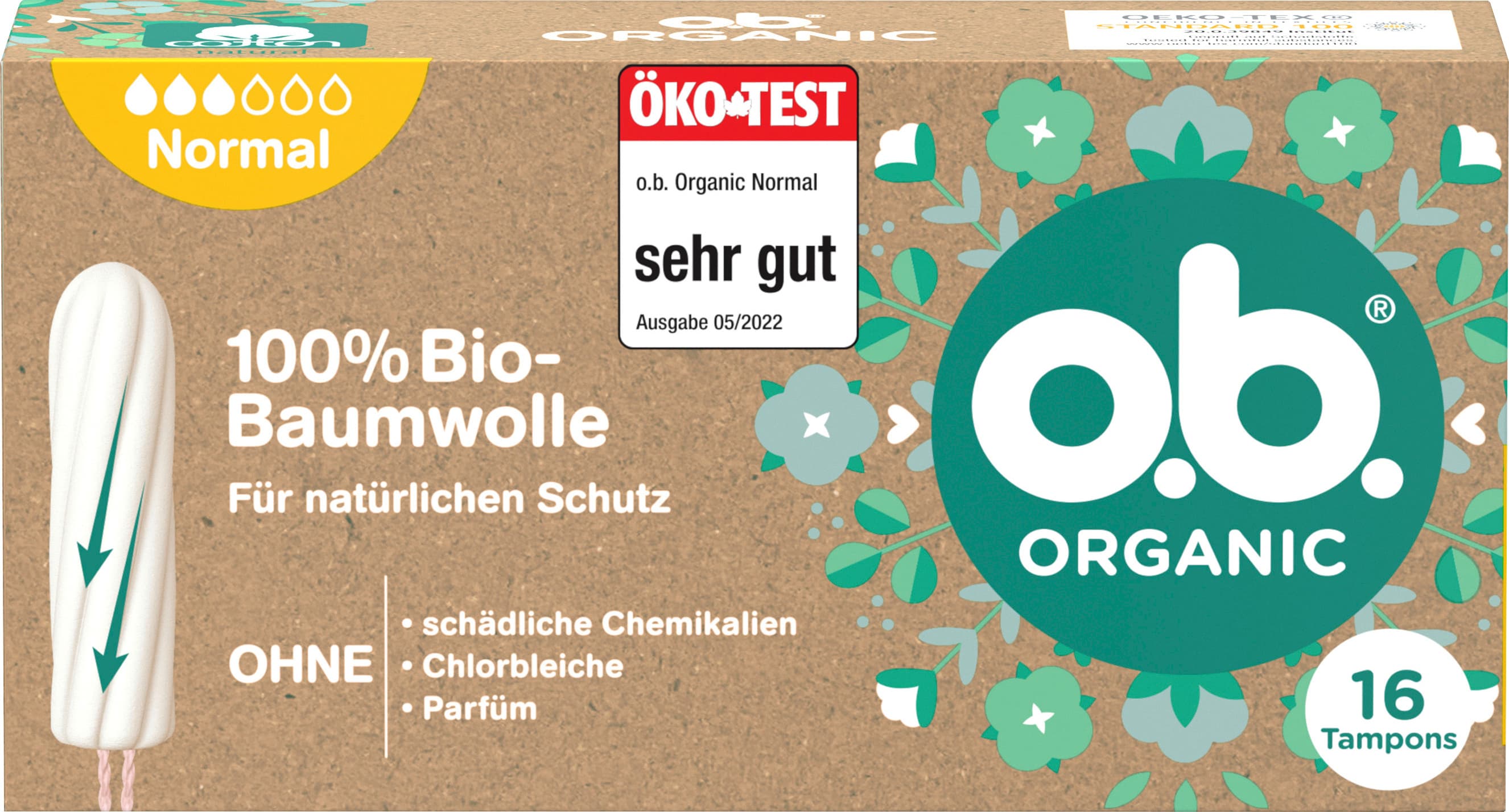 o.b. Organic Tampons Normal