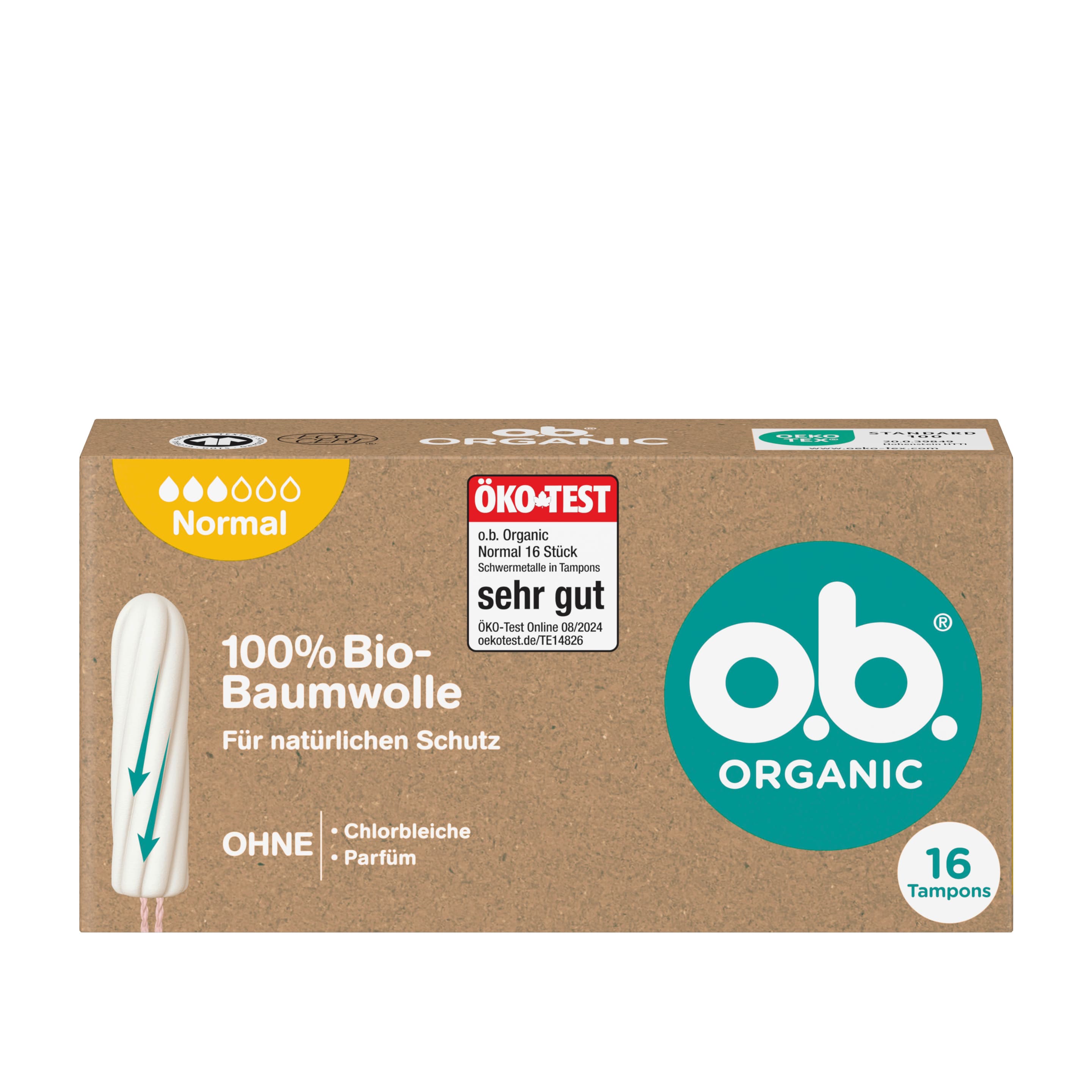 o.b. Organic Tampons Normal