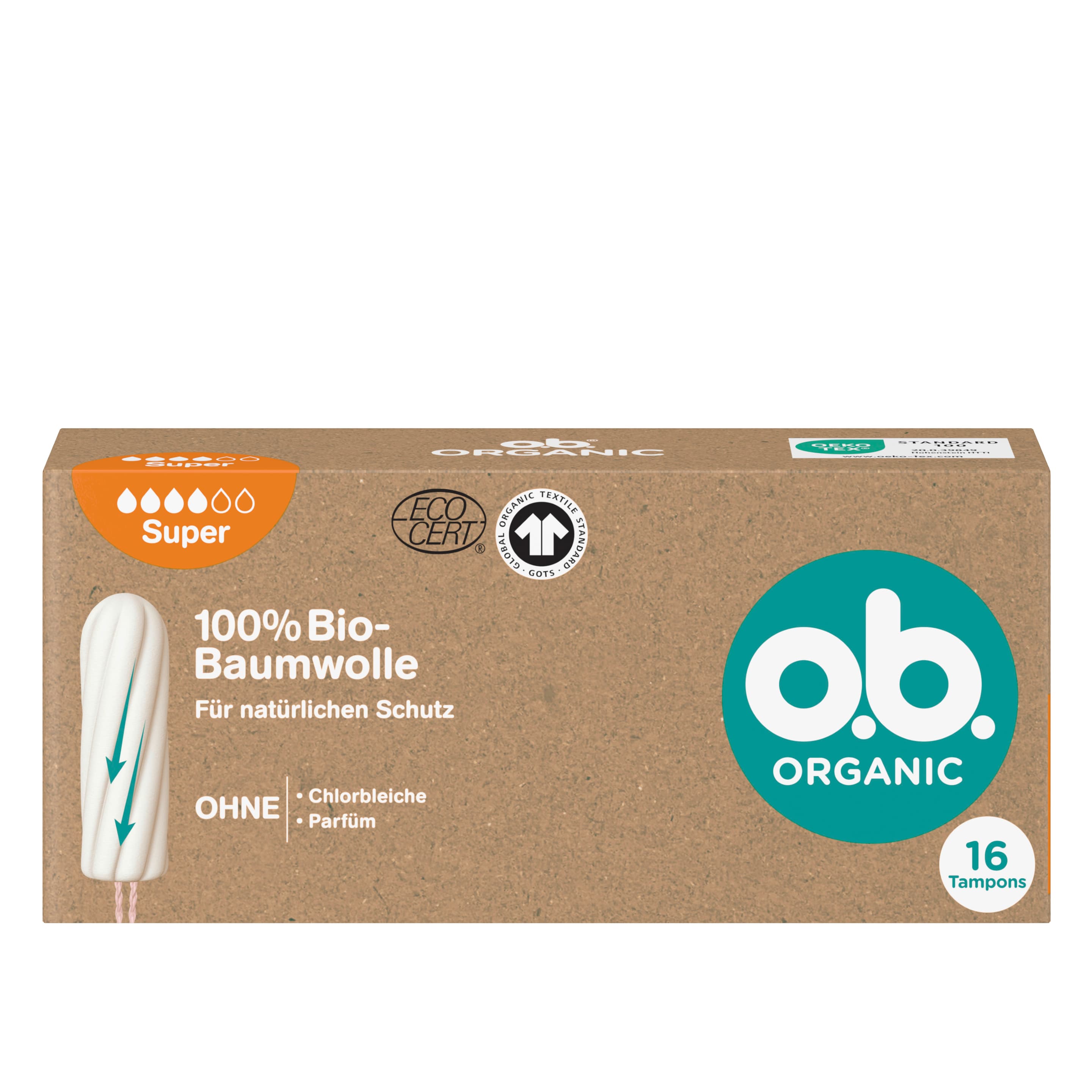 O.B. Organic Bio Tampon Super 16er