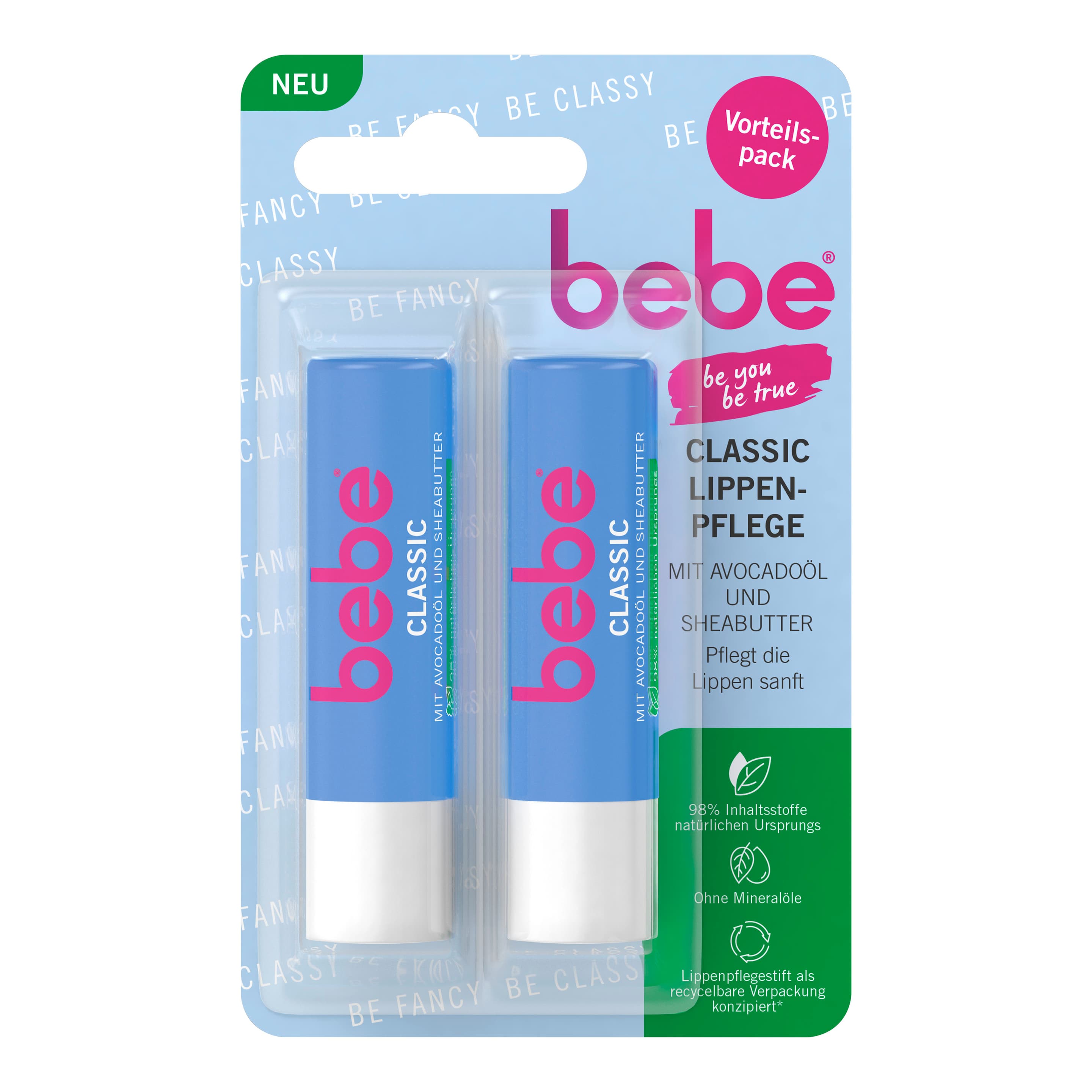 bebe Classic Lippenpflege Doppelpack