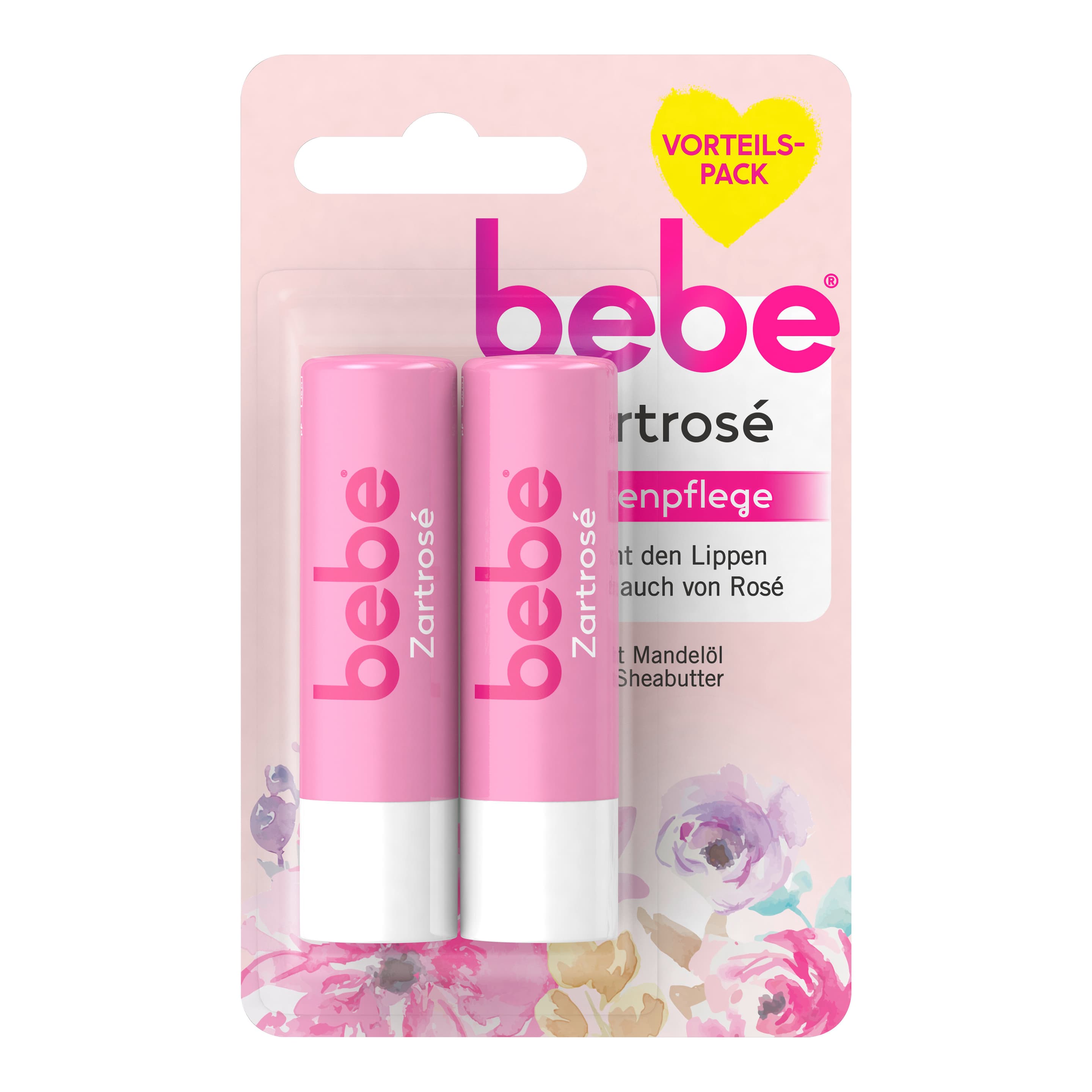 bebe Lippenpflege Zartrosé Doppelpack