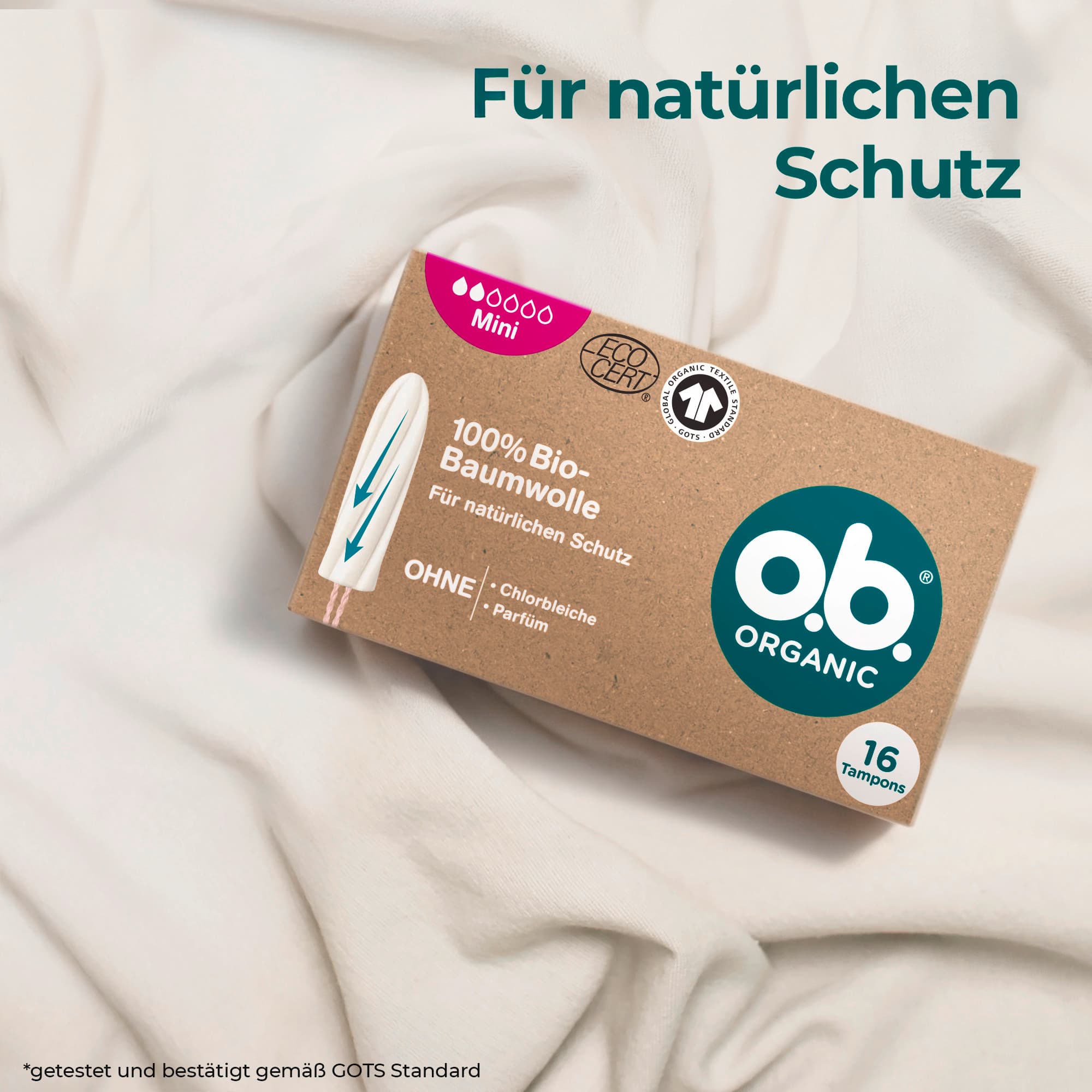 o.b. Tampons Organic Mini online bestellen