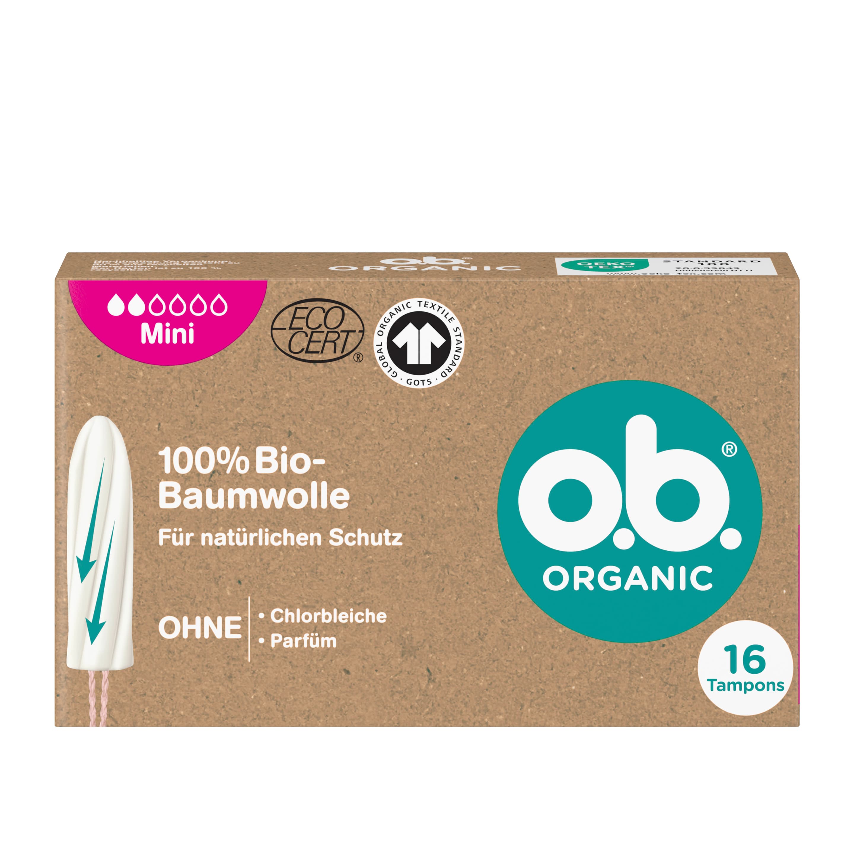 o.b. Tampons Organic Mini