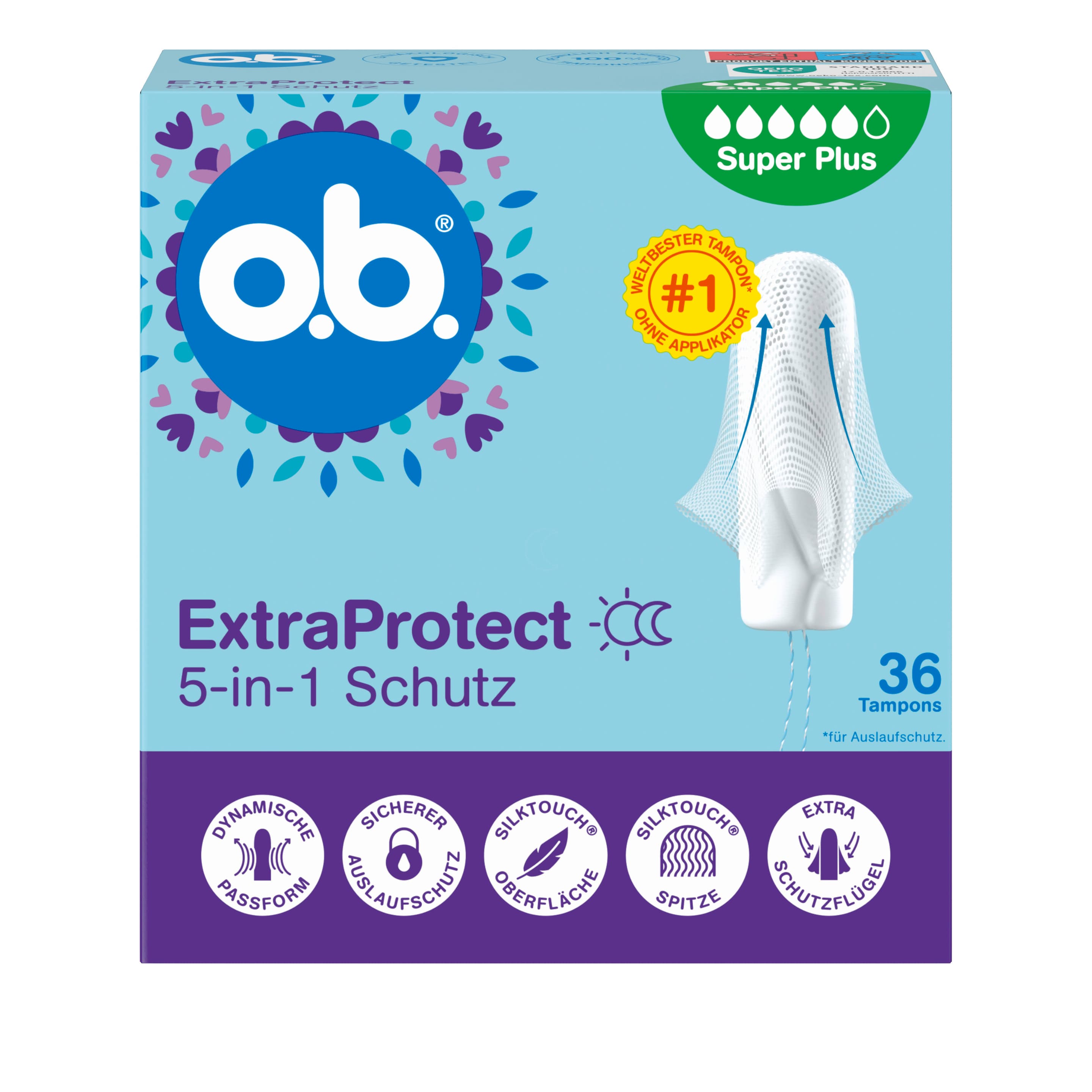 o.b. Tampons ExtraProtect Super Plus Comfort
