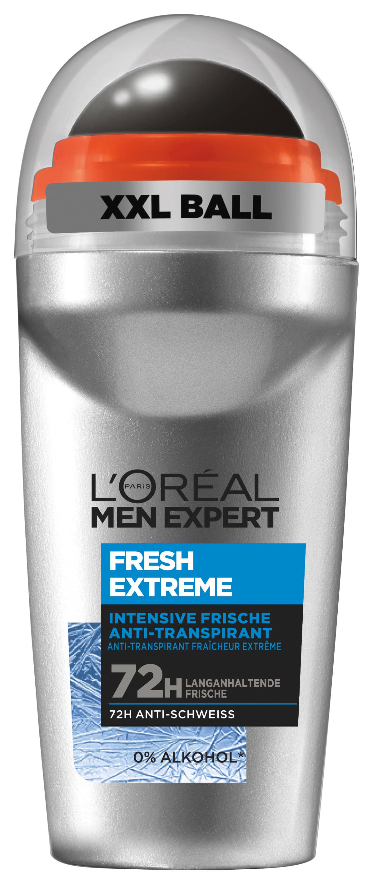 L'Oréal Men Expert Deo Roll On Extreme Fresh - 48h Schutz vor Schweiß und Gerüchen mit Ultra-Cooling-Effekt