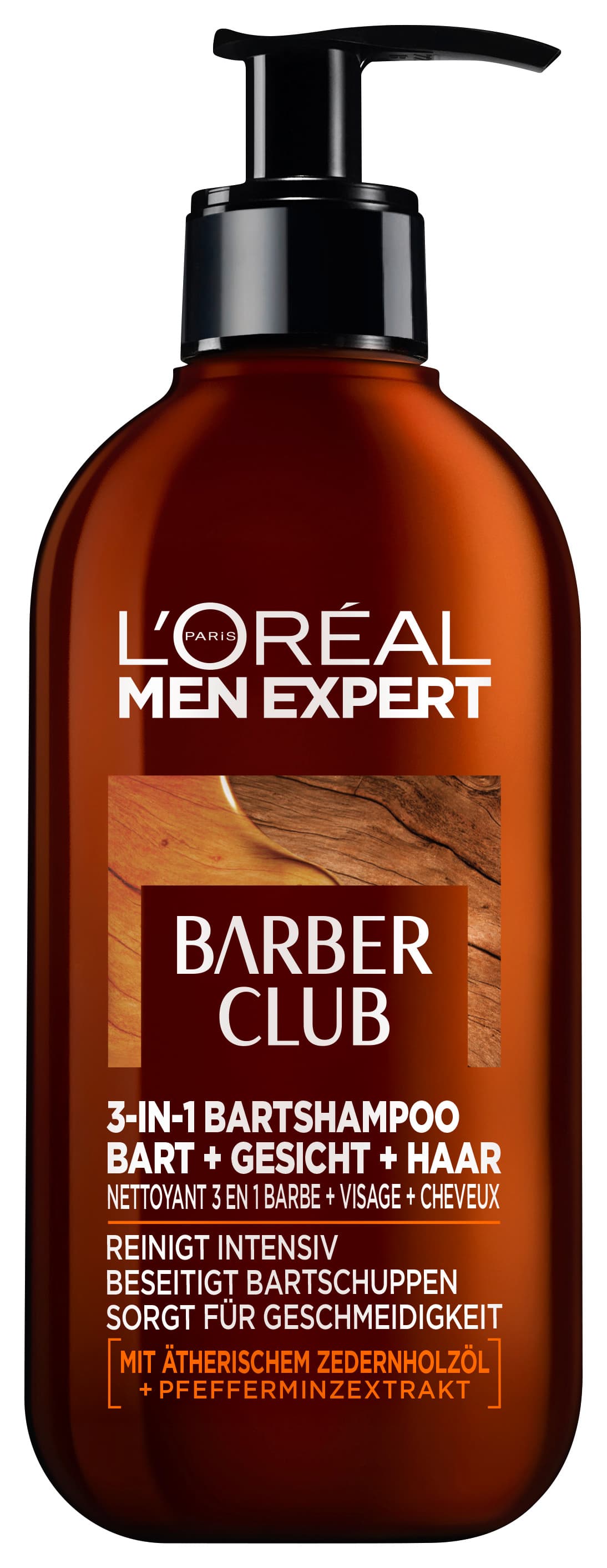L'oréal Men Expert Barber Club Wash Gesichtsreinigung 200ml