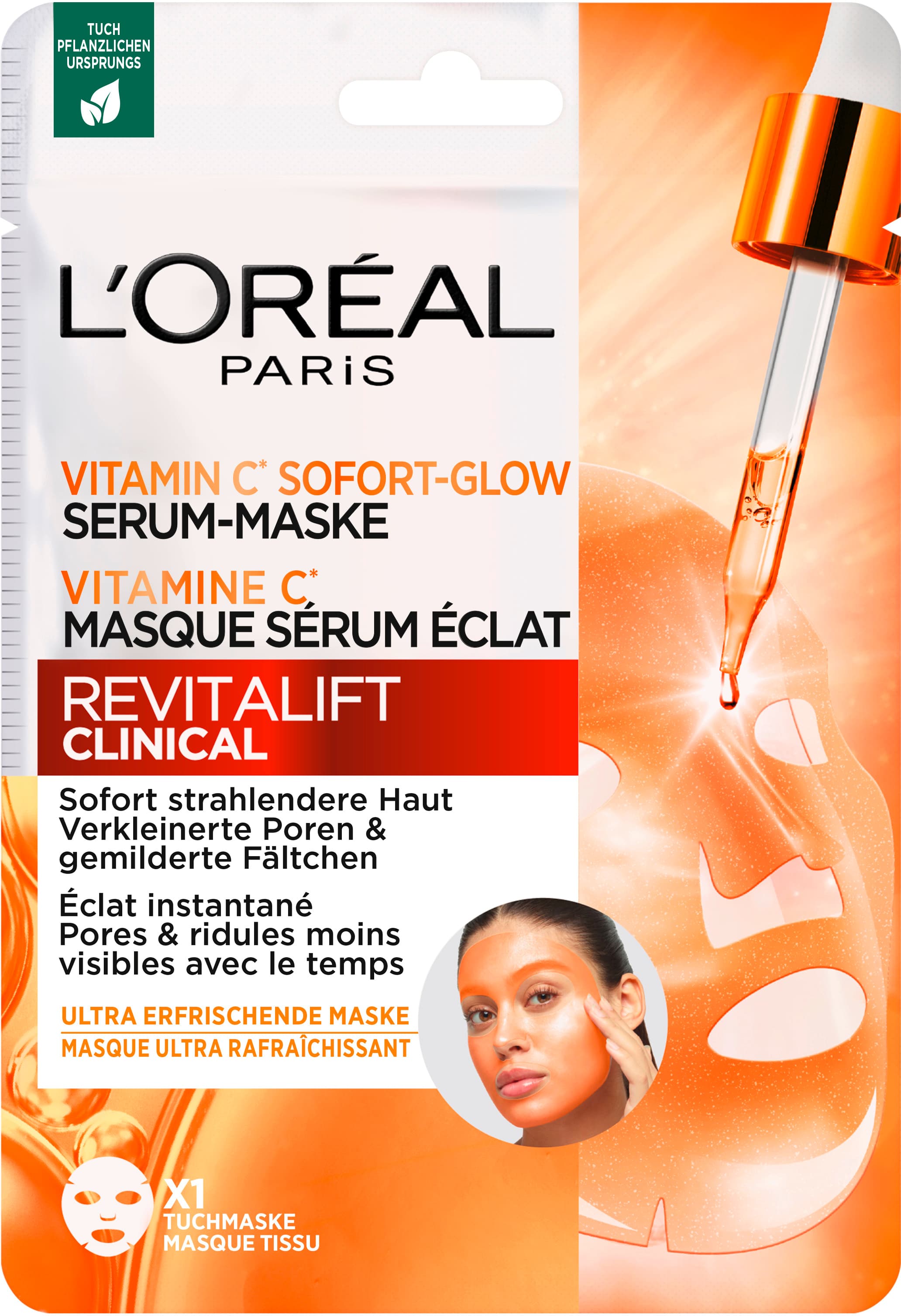 L'Oréal Paris Revitalift Vitamin C Serum-Maske