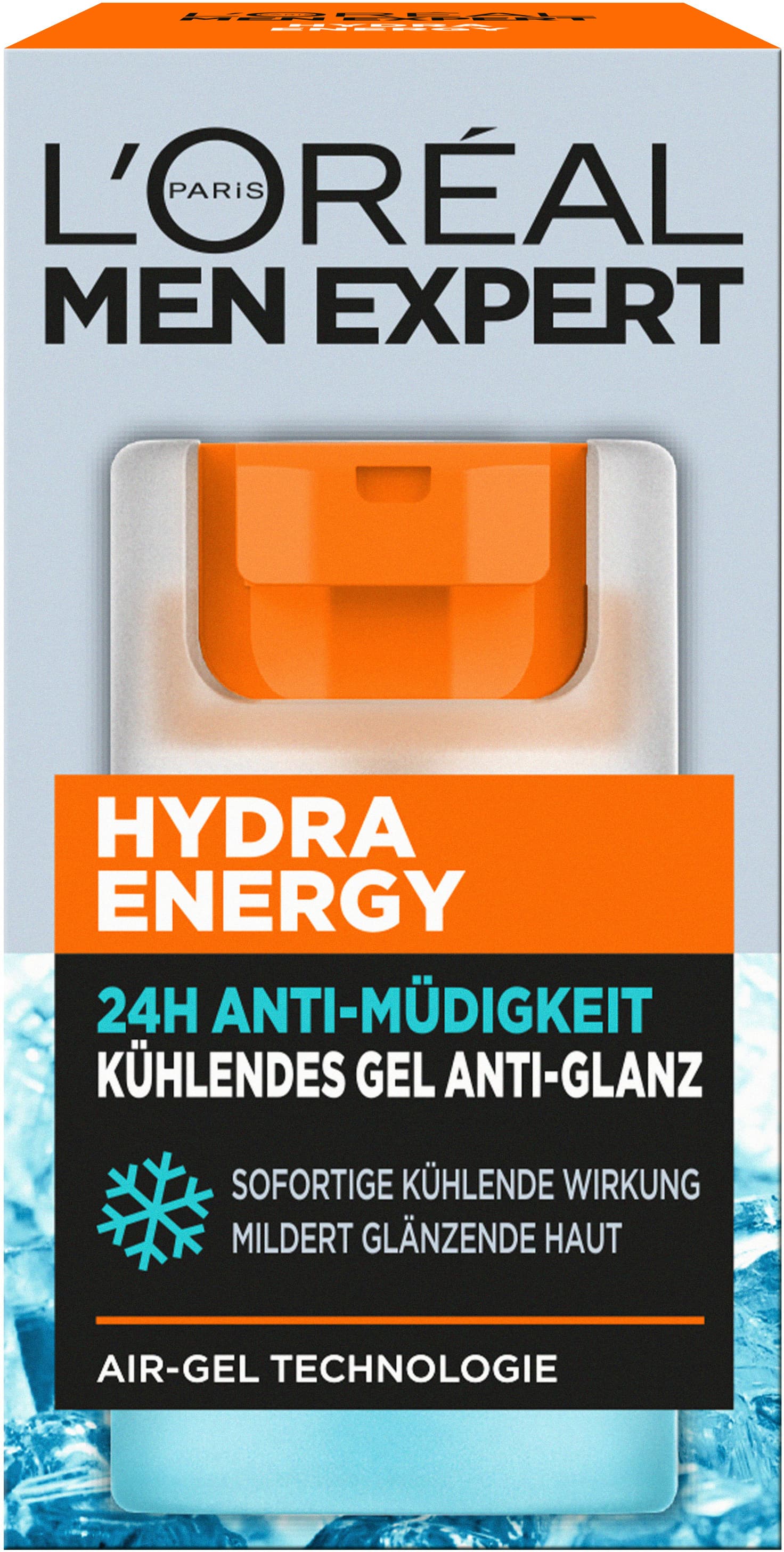 L'Oréal Men Expert Hydra Energy kühlendes Feuchtigkeitsgel Gesicht