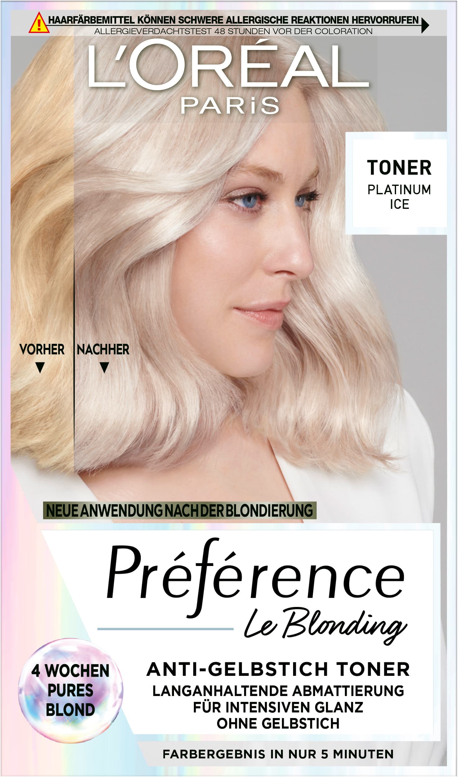 L'Oréal Paris Préférence Le Blonding Toner