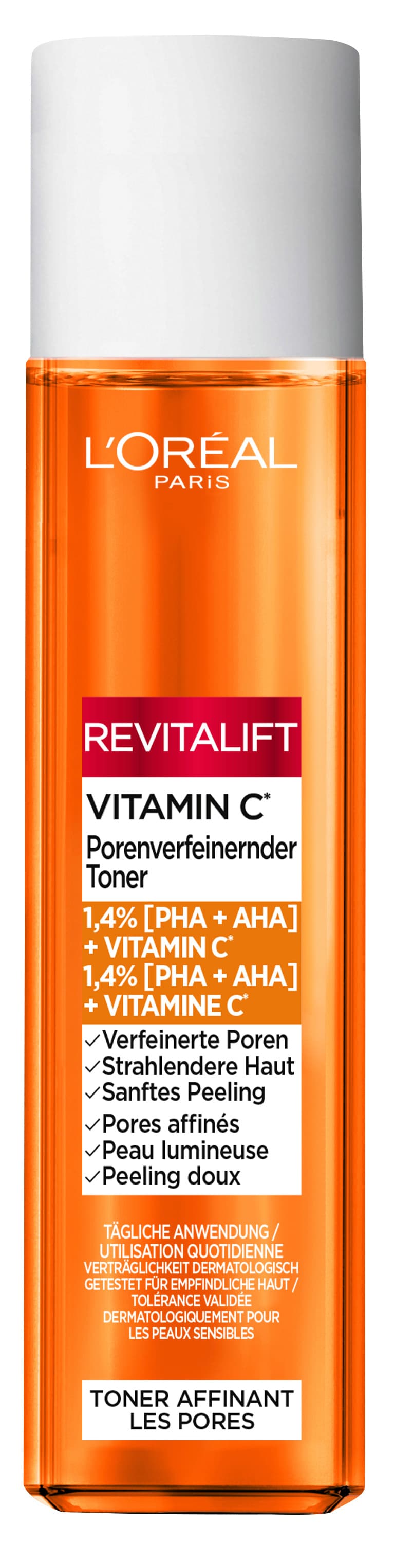 Tónico refinador de poros con Vitamina C Revitalift de L'Oréal Paris
