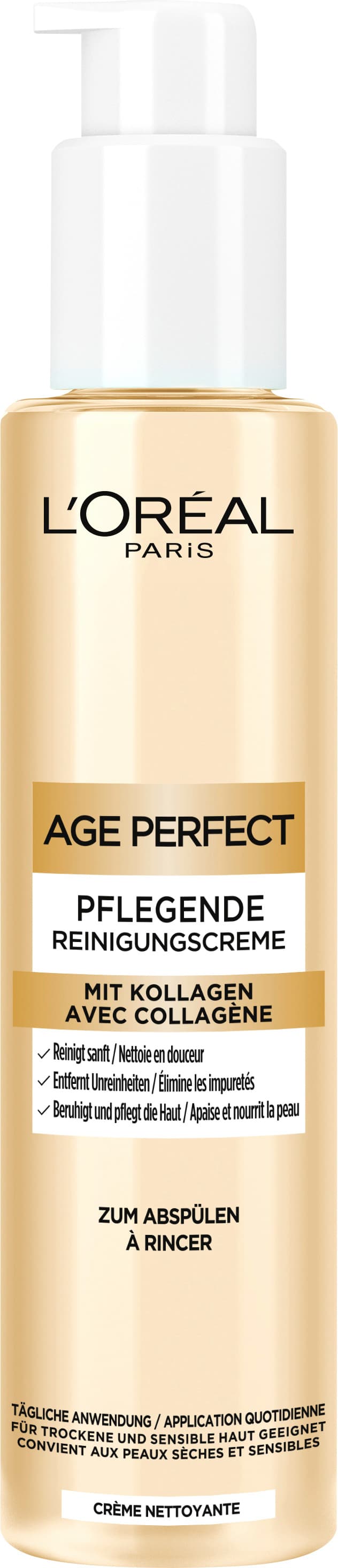 L'Oréal Age Perfect Pflegende Reinigungscreme mit Kollagen