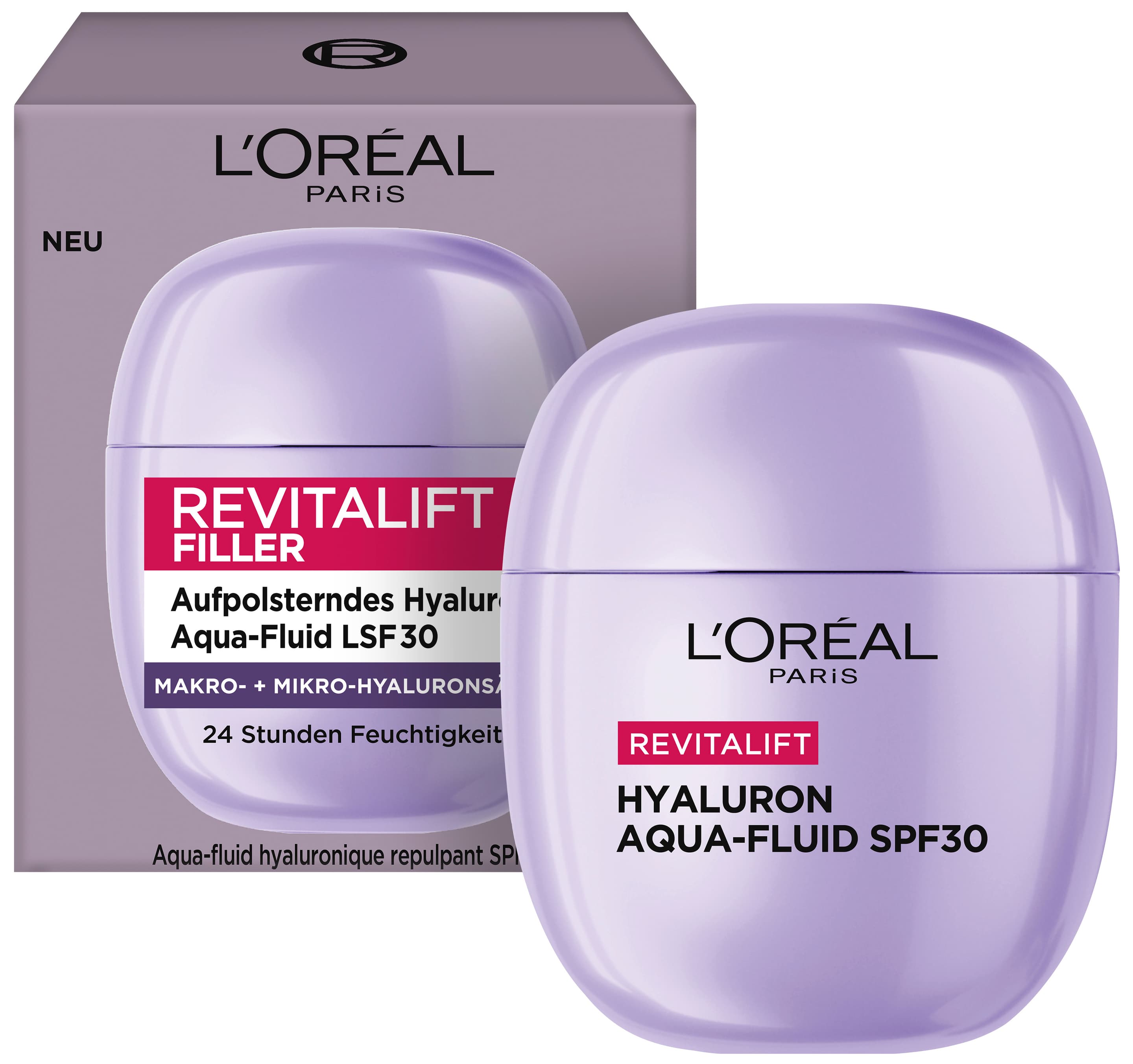 L'Oréal Paris Revitalift Filler Hyaluron Aqua- Fluid LSF 30