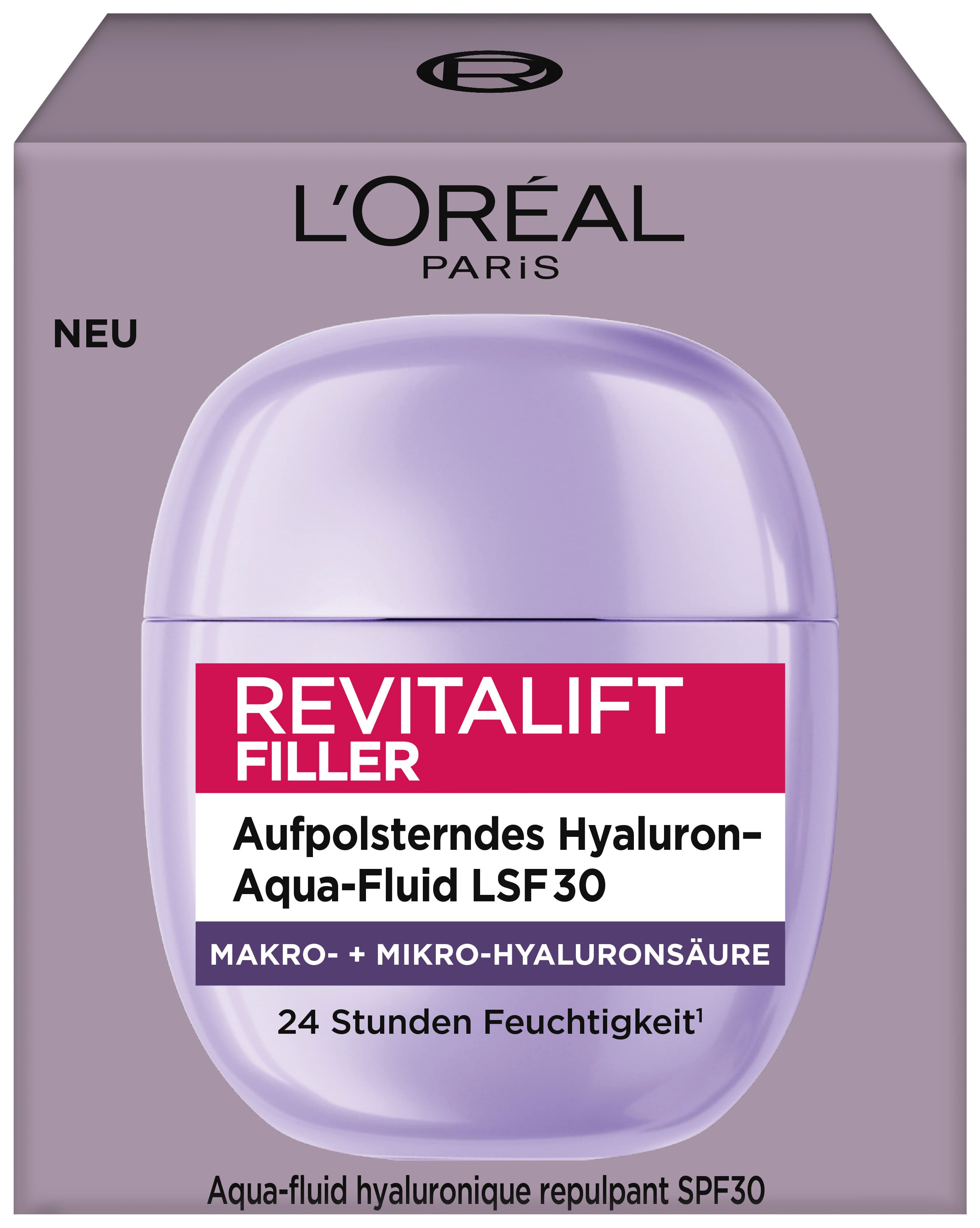 L'Oréal Paris Revitalift Filler Hyaluron Aqua- Fluid LSF 30