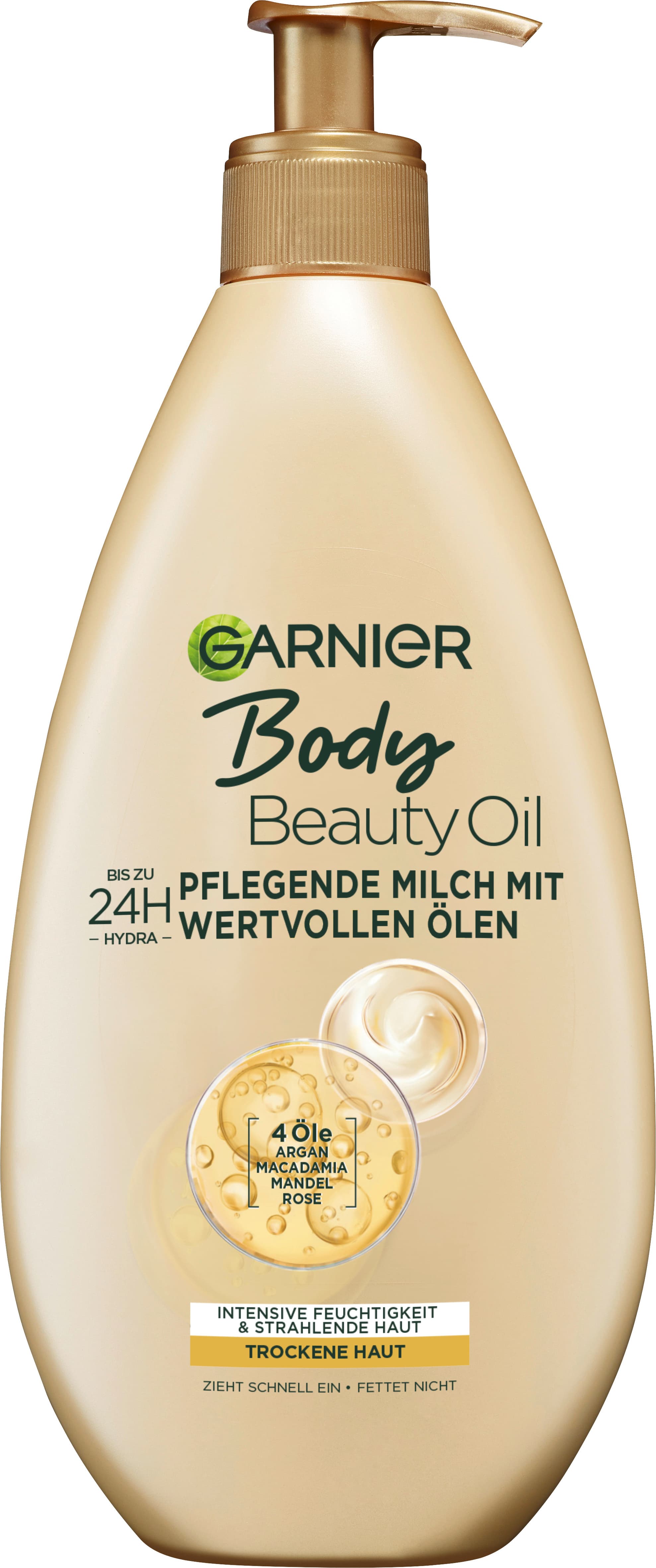 Garnier Body Oil Beauty nährende Öl-Milch für trockene Haut