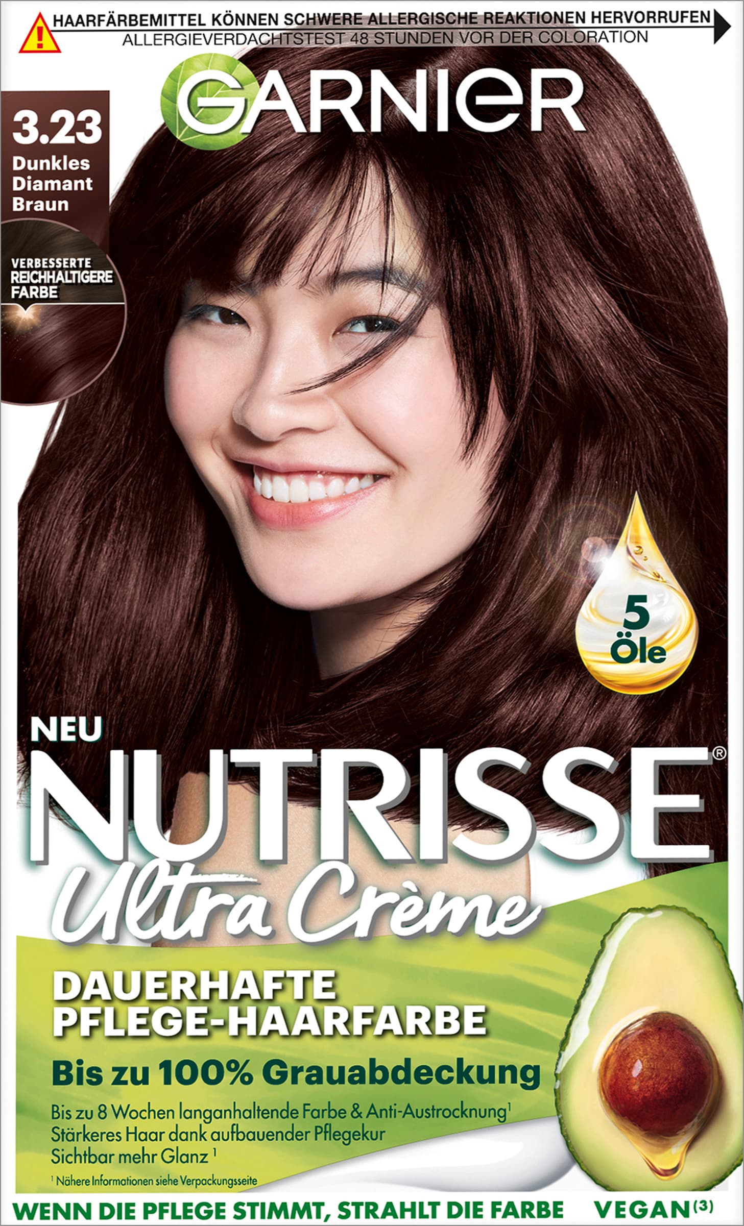Garnier Nutrisse Ultra Creme Dauerhafte Pflege-Haarfarbe