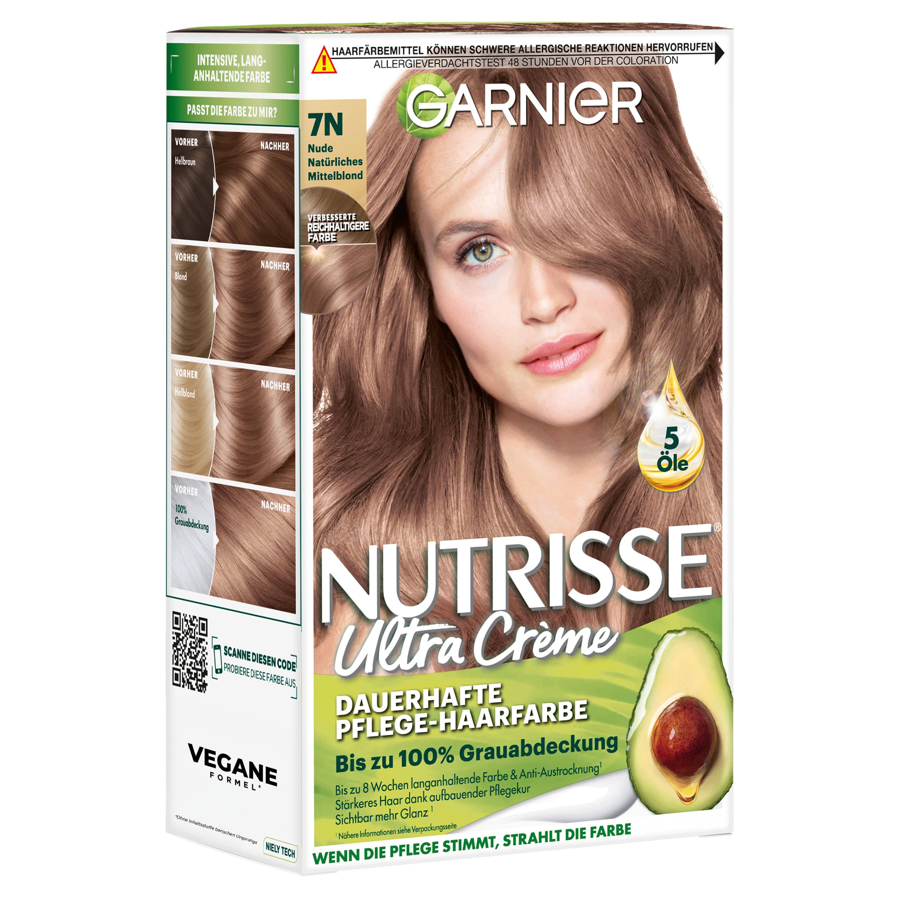 Garnier Nutrisse Tintes para el cabello Creme Cuidado nutritiva permanente