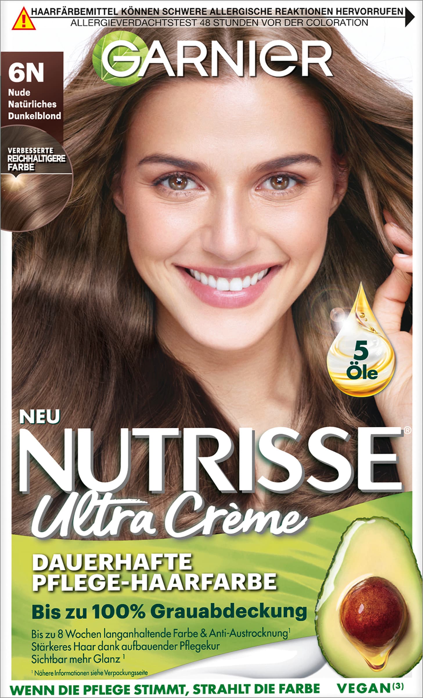 Garnier Nutrisse Ultra Creme Dauerhafte Pflege-Haarfarbe