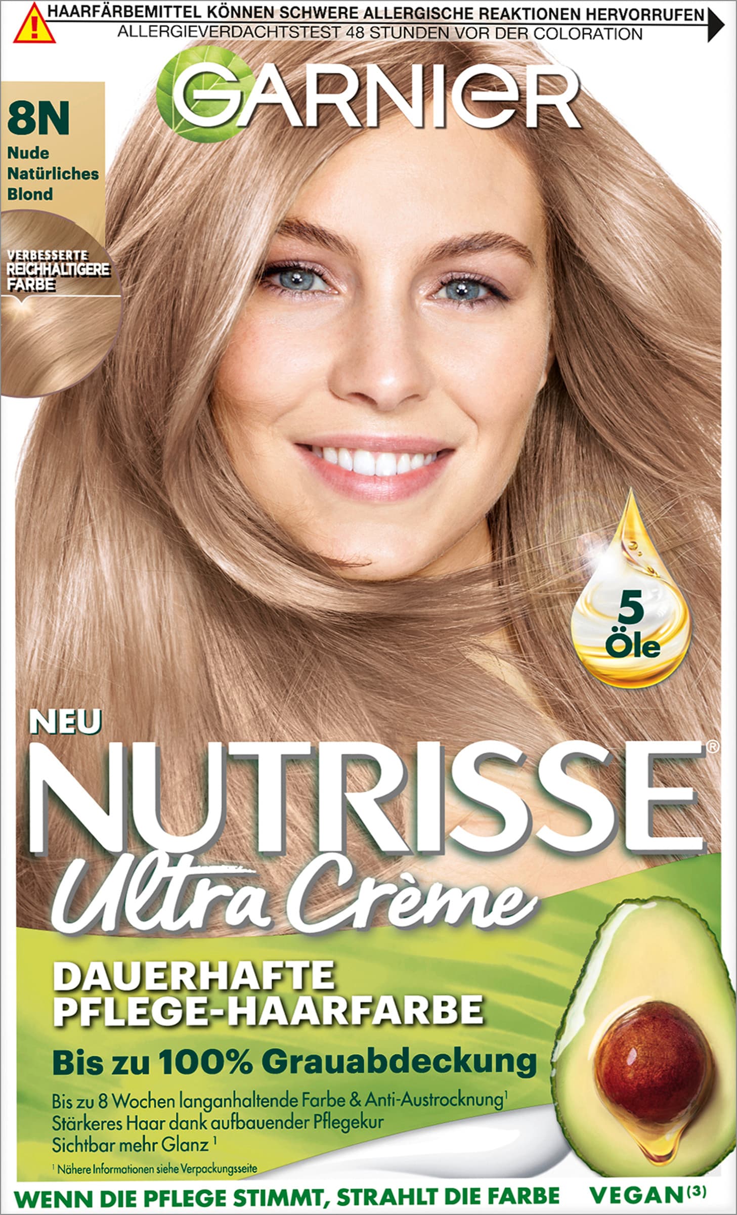 Garnier Nutrisse Ultra Creme Dauerhafte Pflege-Haarfarbe