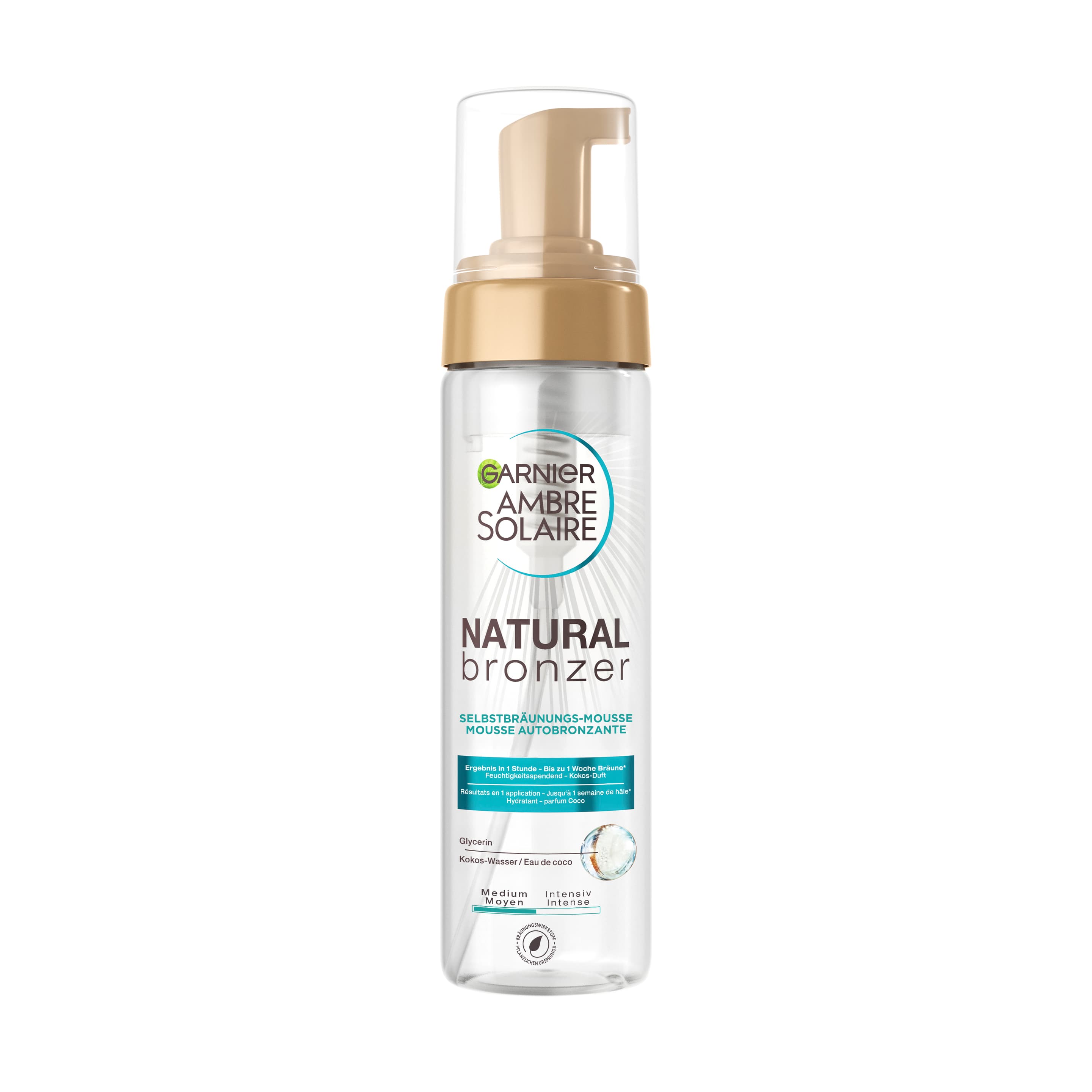 Prírodná bronzová Pena Garnier Ambre Solaire