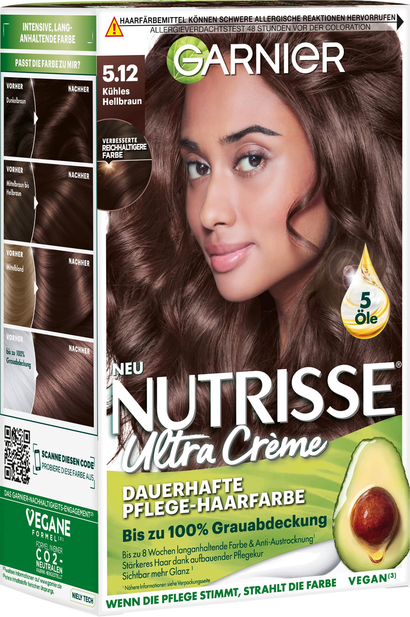 Garnier Nutrisse Ultra Creme Dauerhafte Pflege-Haarfarbe