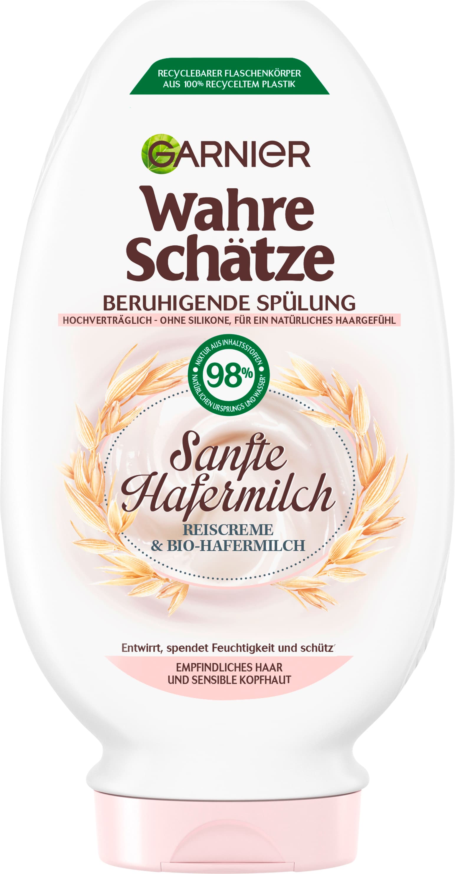 Garnier Wahre Schätze Spülung sanfte Hafermilch