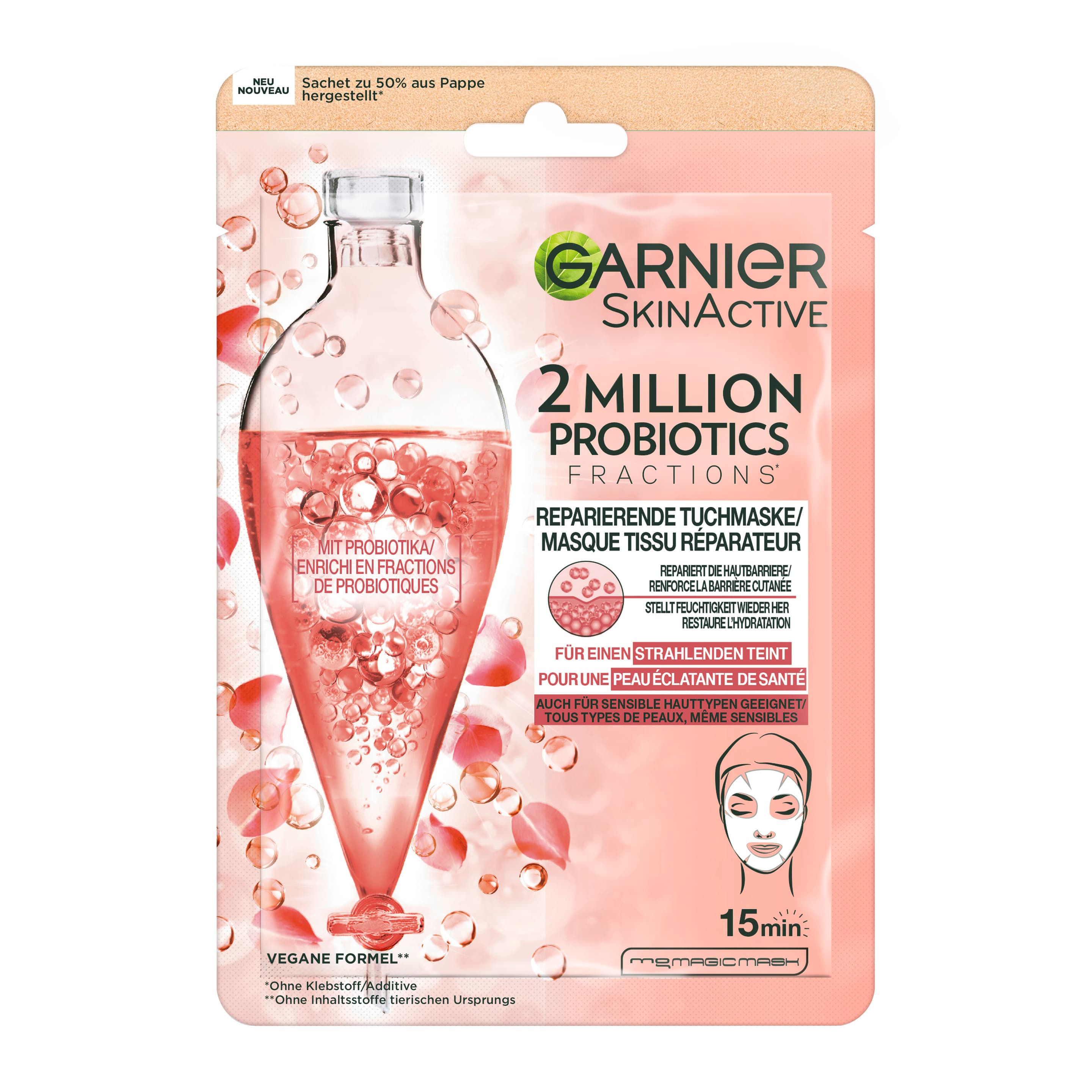 Garnier Skin Active Tuchmaske 2 Million Probiotics