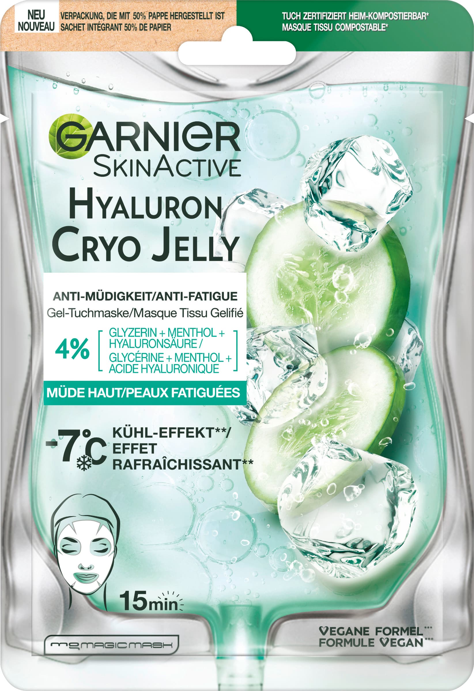 Garnier Skin Active Hyaluron Cryo Jelly Tuchmaske
