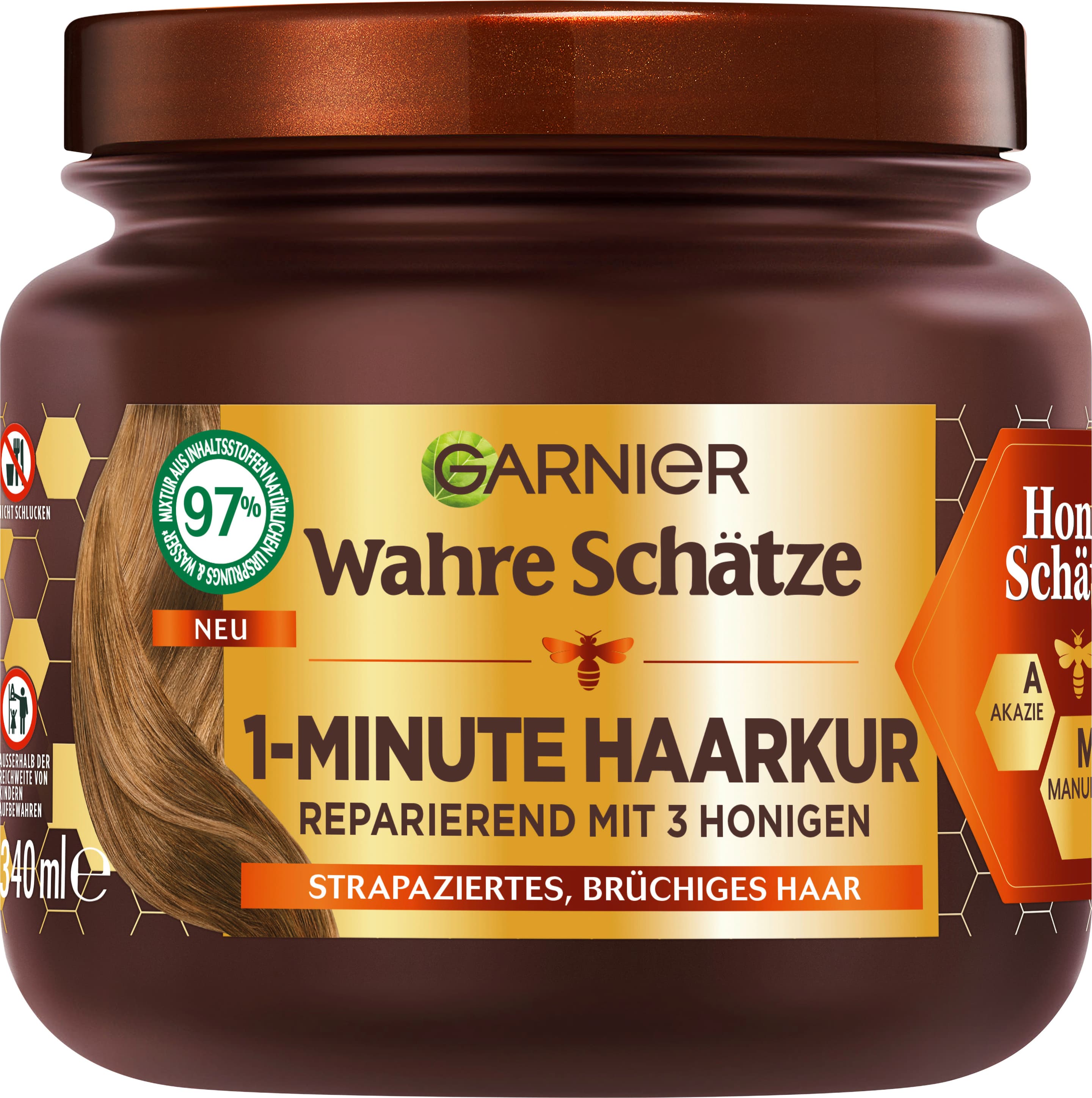 Garnier Wahre Schätze Haarkur Hair Remedy Honey Treasure