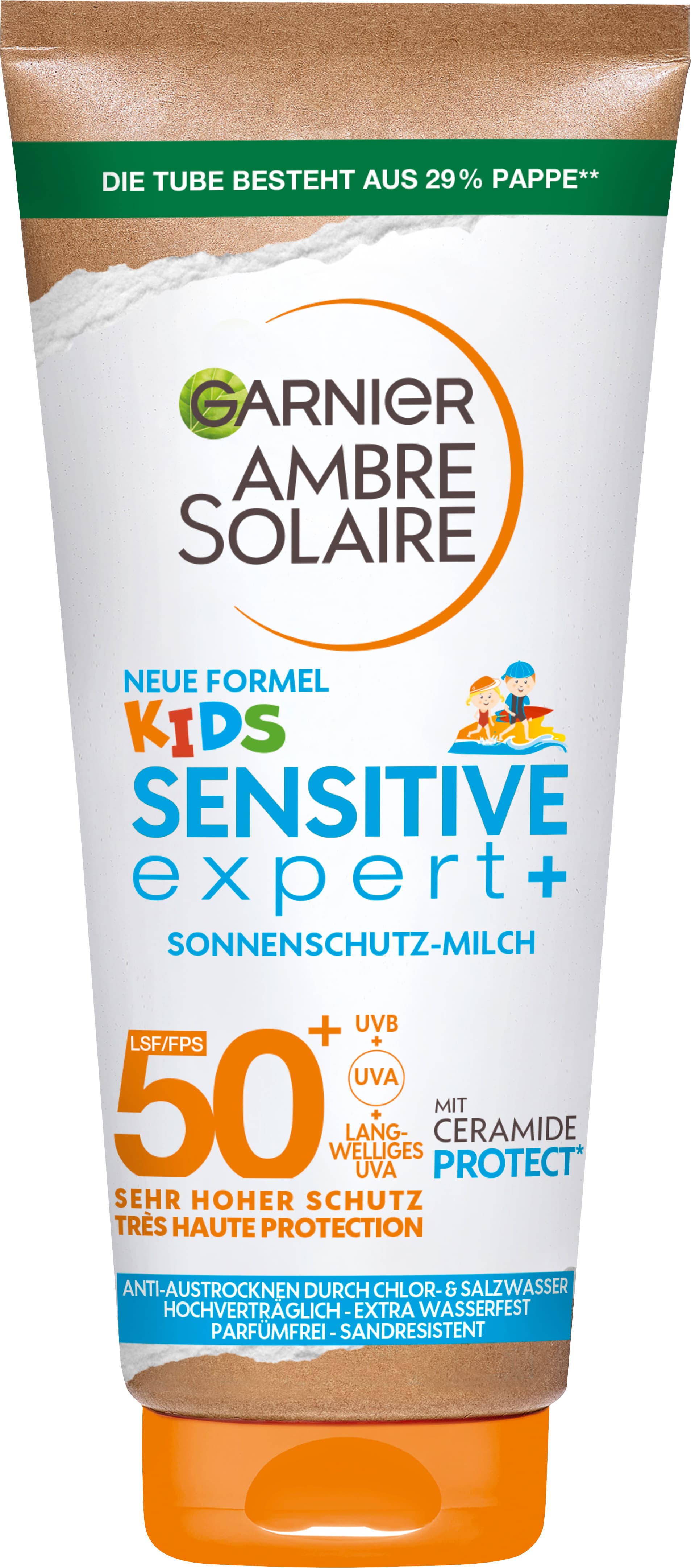Garnier Ambre Solaire Sensitive Kids Sonnencreme LSF50+