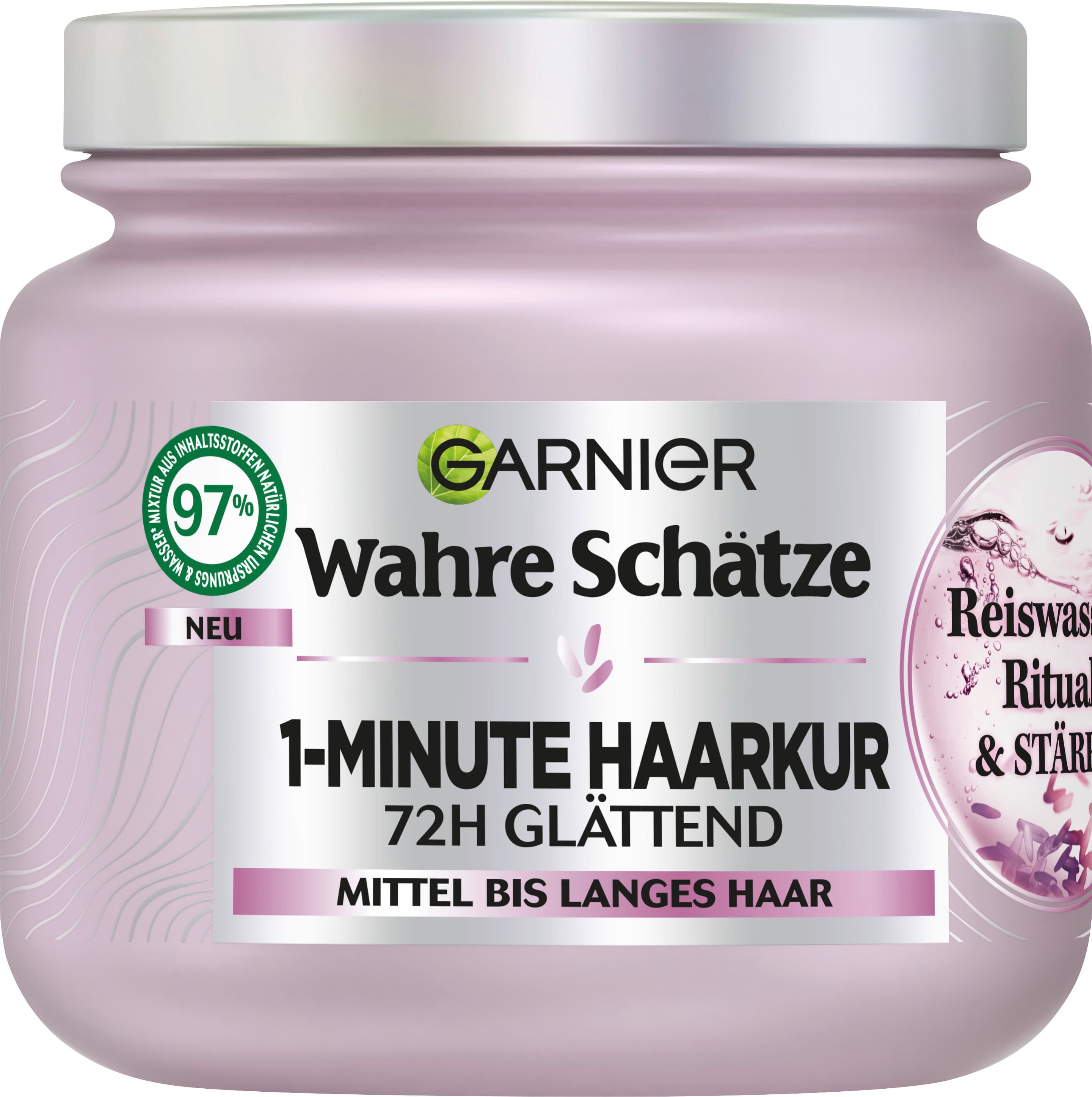Garnier Wahre Schätze Haarkur 1-Minute Reiswasser Ritual & Stärke