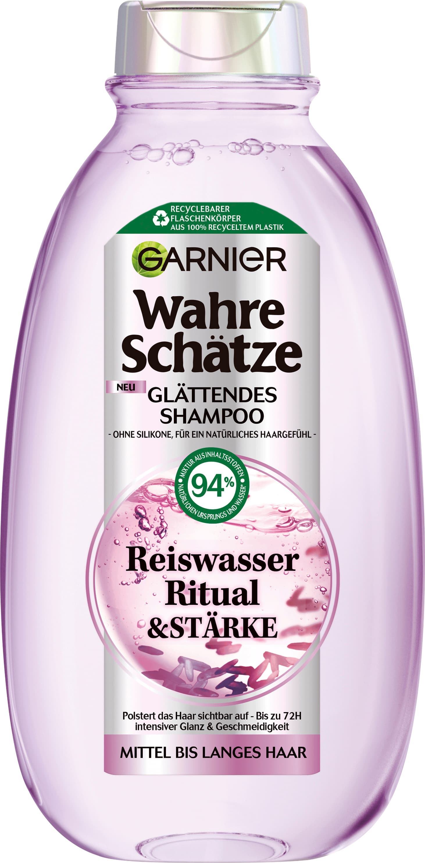 Garnier Wahre Schätze Glättendes Shampoo Reiswasser Ritual & Stärke