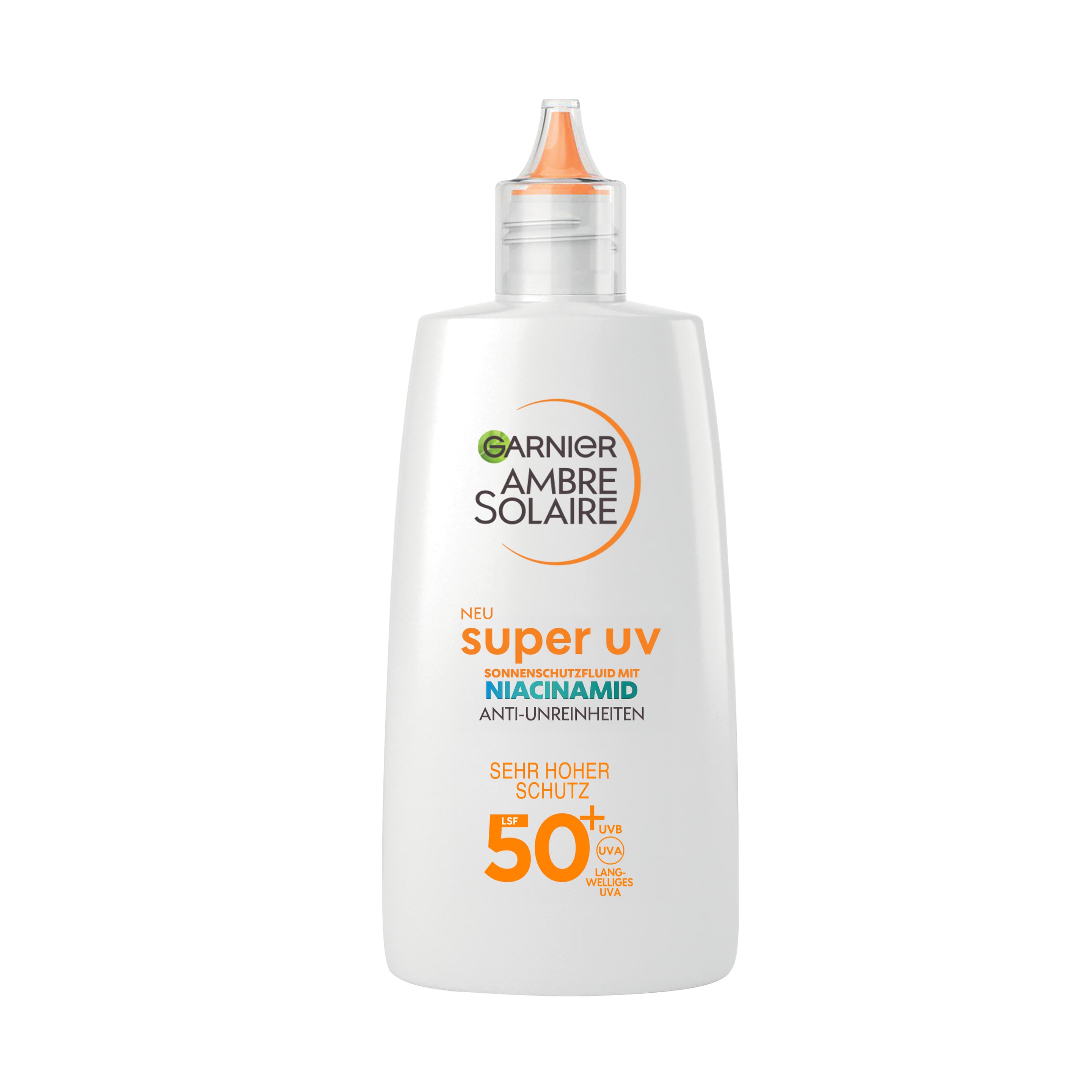 Garnier Ambre Solaire super UV Niacinamid Sonnenschutzfluid LSF 50+